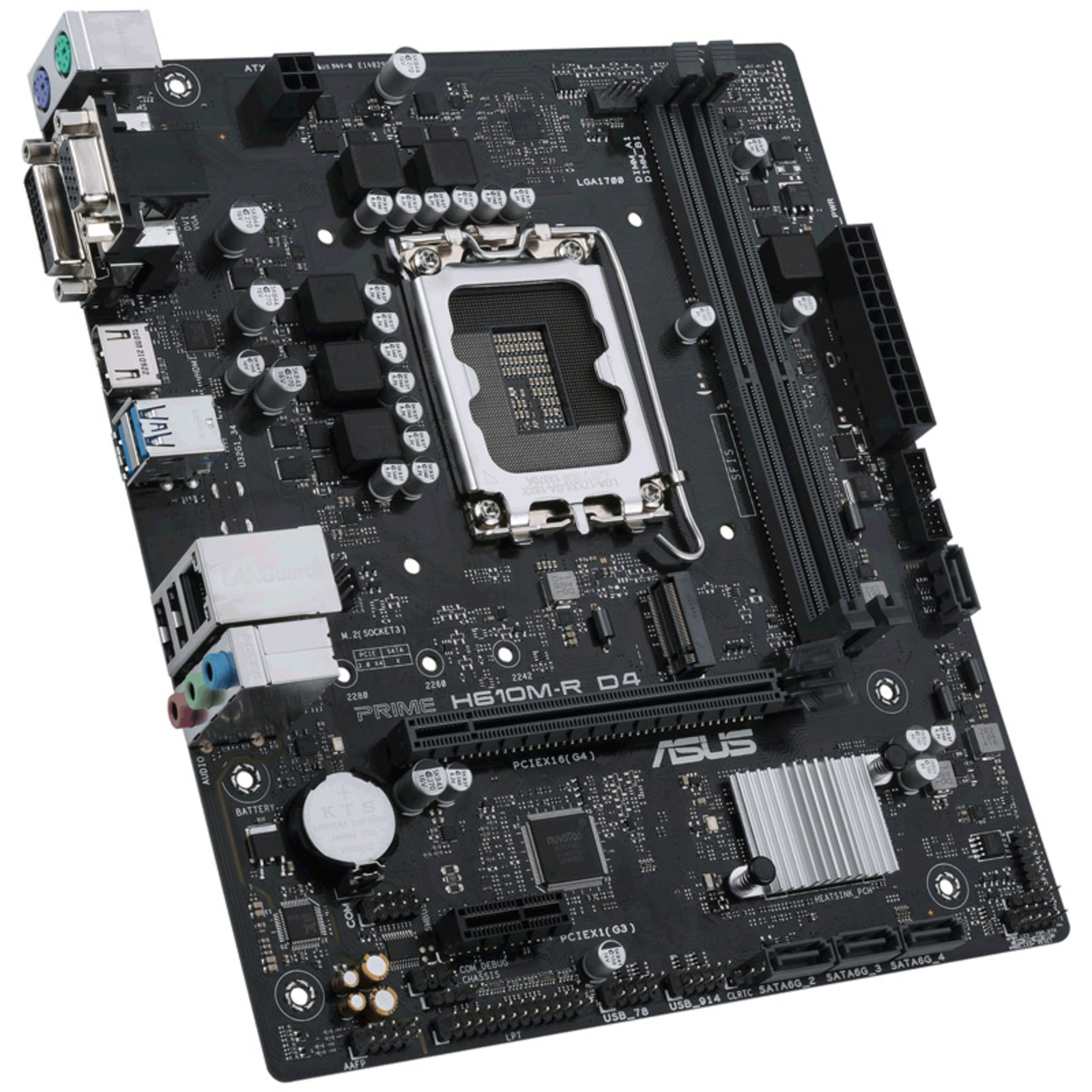 ASUS PRIME H610M-R D4 Micro-ATX LGA1700 H610