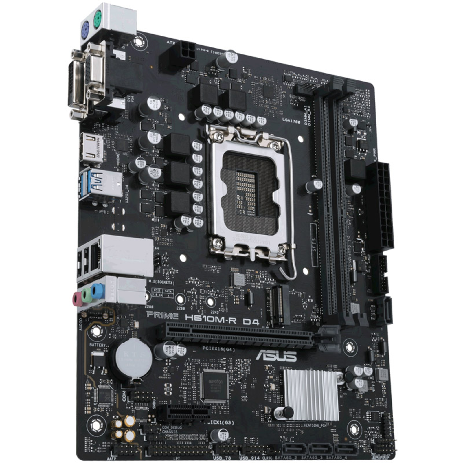 ASUS PRIME H610M-R D4 Micro-ATX LGA1700 H610