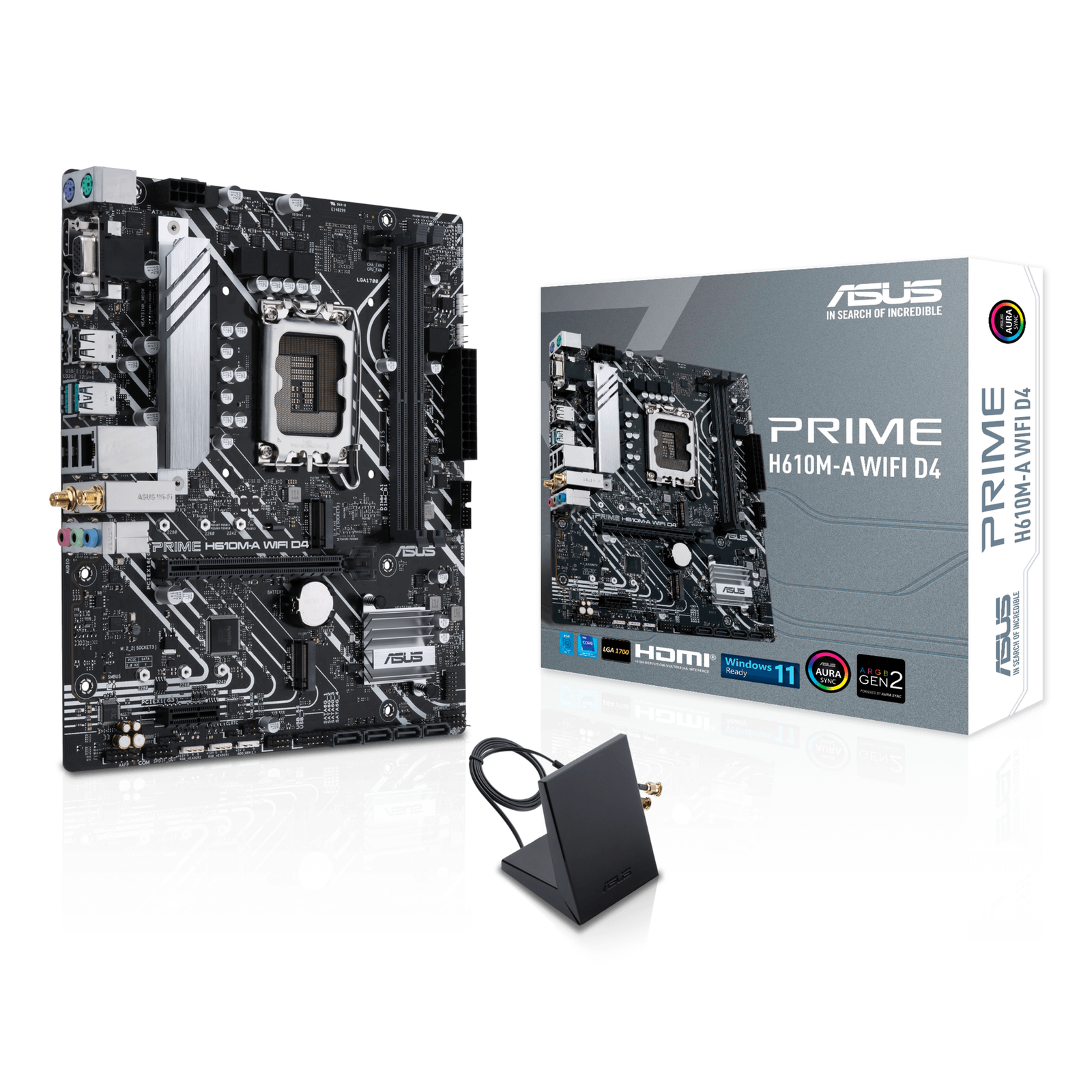 ASUS MB PRIME H610M-A WIFI D4 Intel,1700,DDR4,mATX