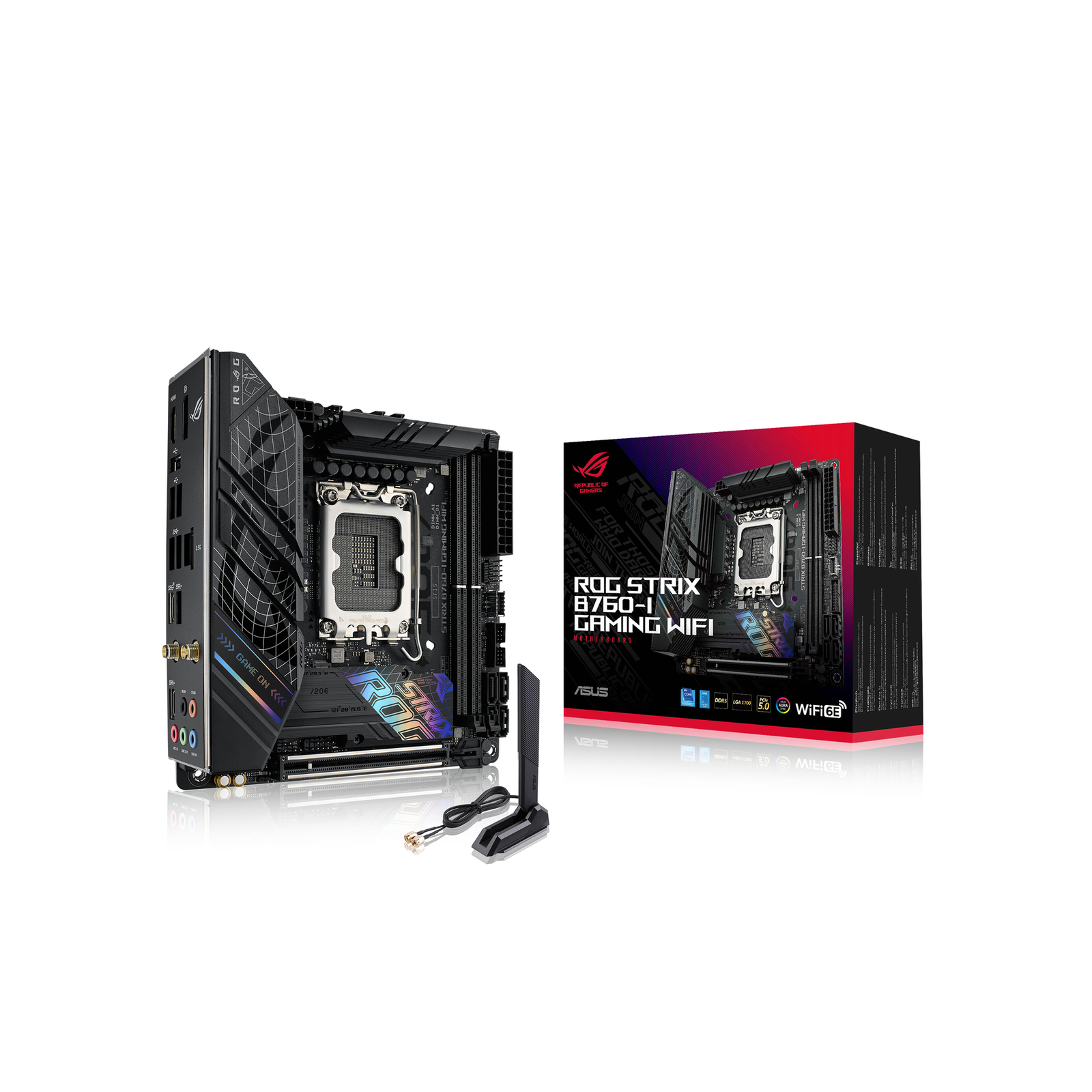 ASUS ROG STRIX B760-I GAMING WIFI Mini ITX LGA1700 Intel B760