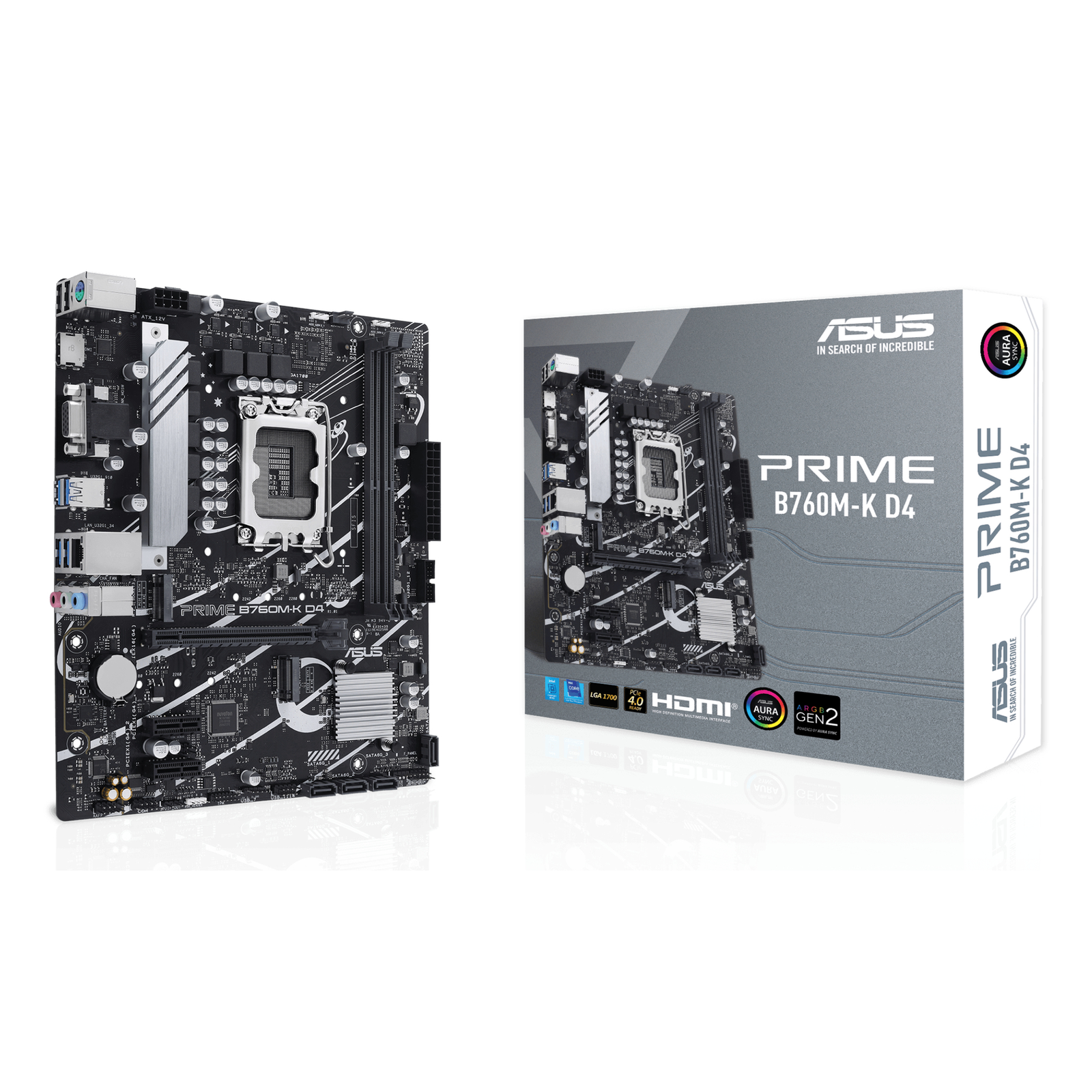 ASUS PRIME B760M-K D4 Motherboard Micro ATX LGA1700