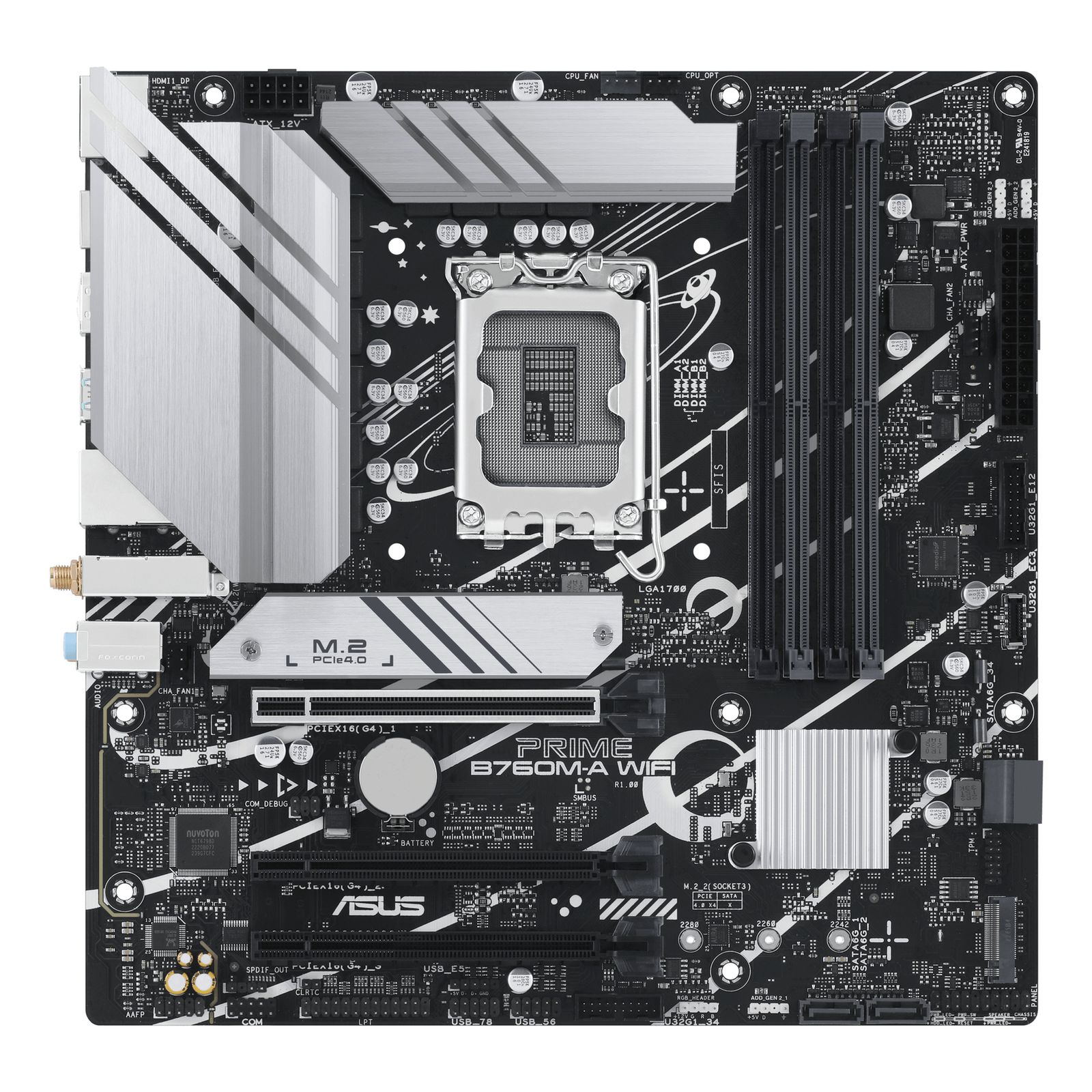 ASUS PRIME B760M-A WIFI Intel LGA 1700 Intel Celeron Intel Core I3 Intel Core I5 Intel