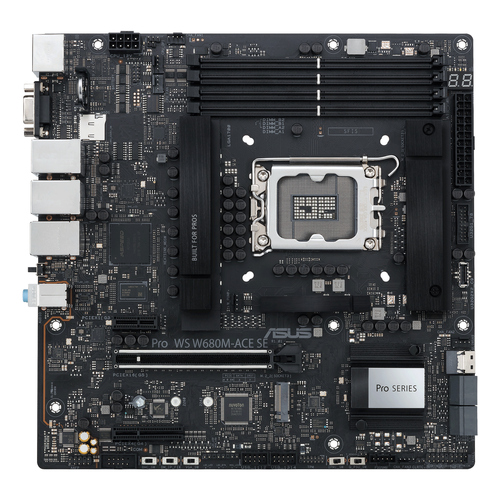 ASUS MB PRO WS W680M-ACE SE Intel,1700,DDR5,mATX