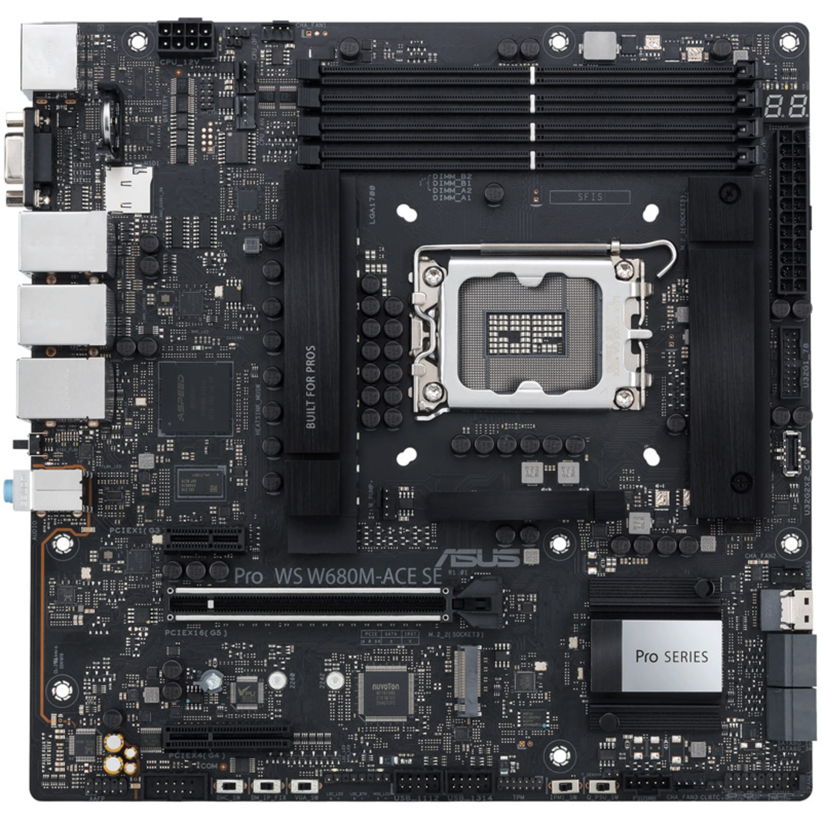 ASUS MB PRO WS W680M-ACE SE Intel,1700,DDR5,mATX