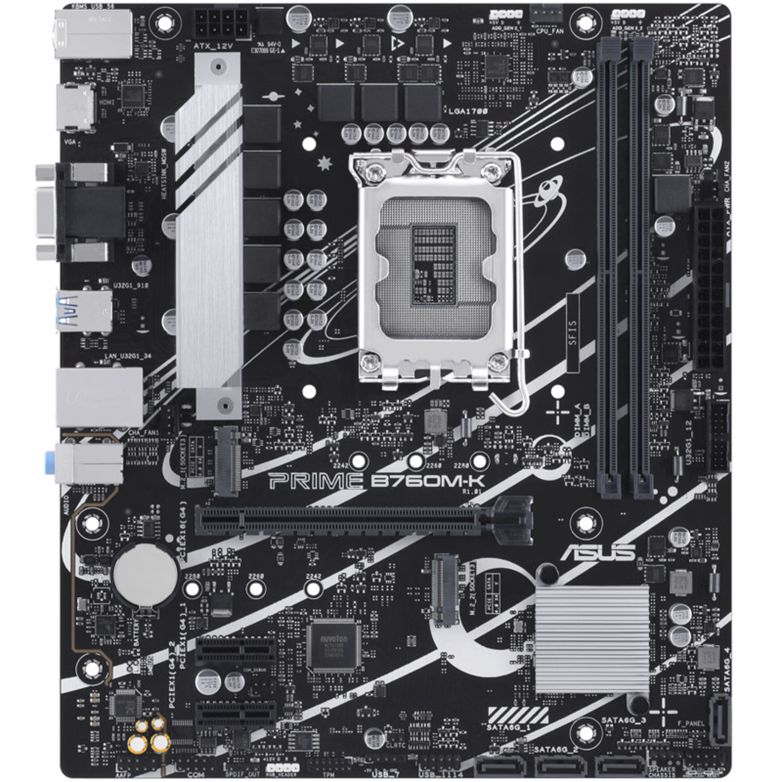 ASUS PRIME B760M-K LGA 1700 2xDDR5 Micro