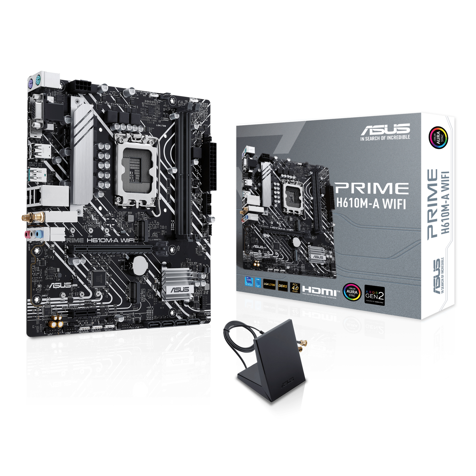 ASUS MB PRIME H610M-A WIFI Intel,1700,DDR5,mATX
