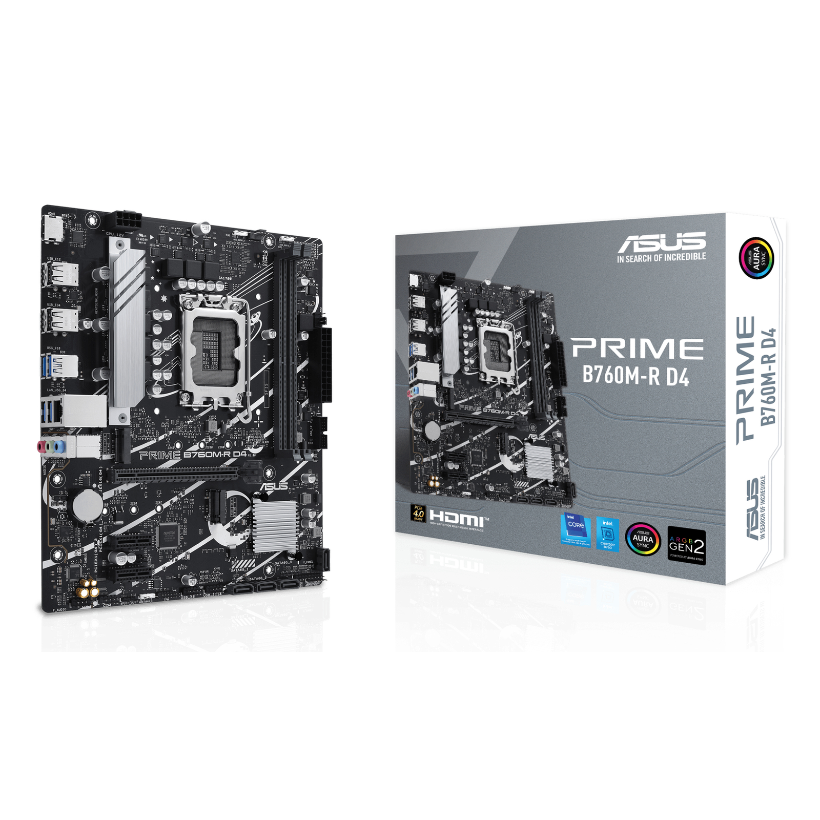 ASUS MB PRO B760M-R D4