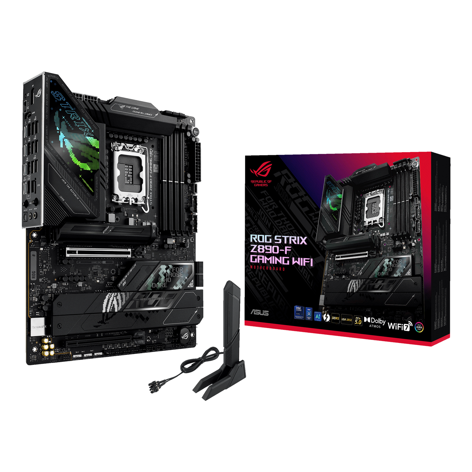ASUS Motherboard ROG STRIX Z890-F GAMING WIFI Intel Z890 LGA 1851 (Socket V1) ATX