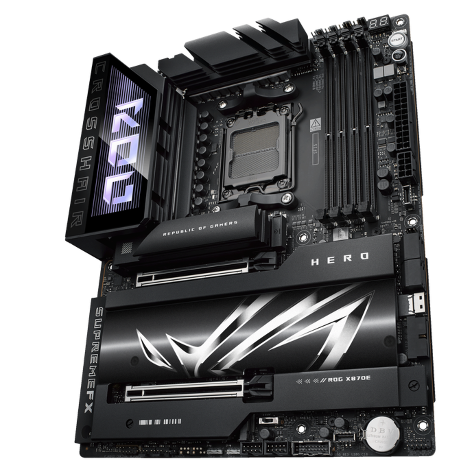 ASUS ROG CROSSHAIR X870E HERO Motherboard Socket AM5