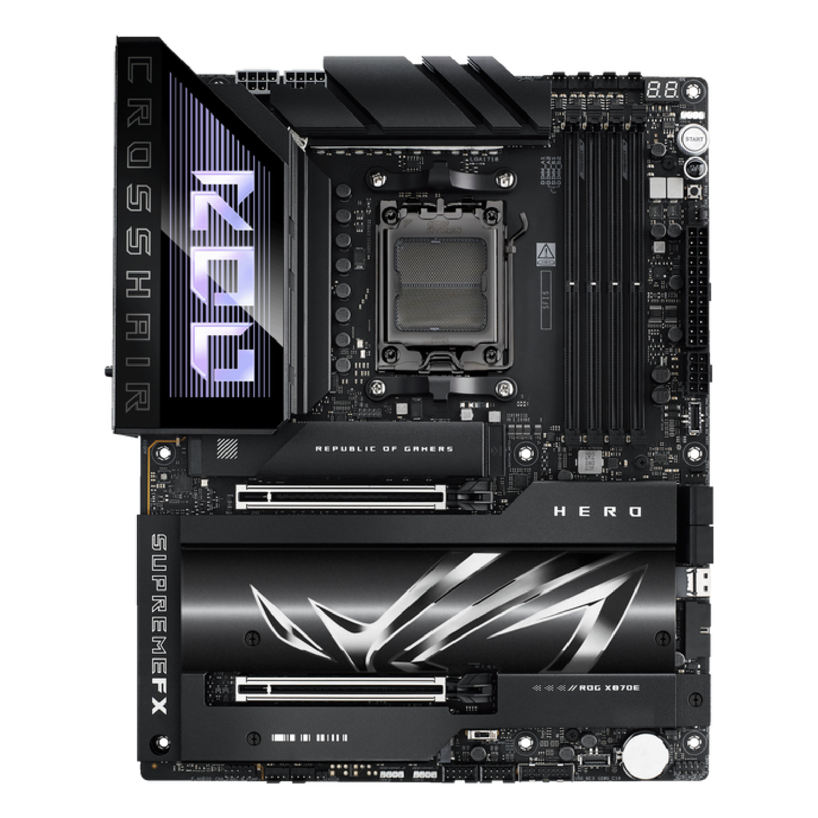 ASUS ROG CROSSHAIR X870E HERO Motherboard Socket AM5