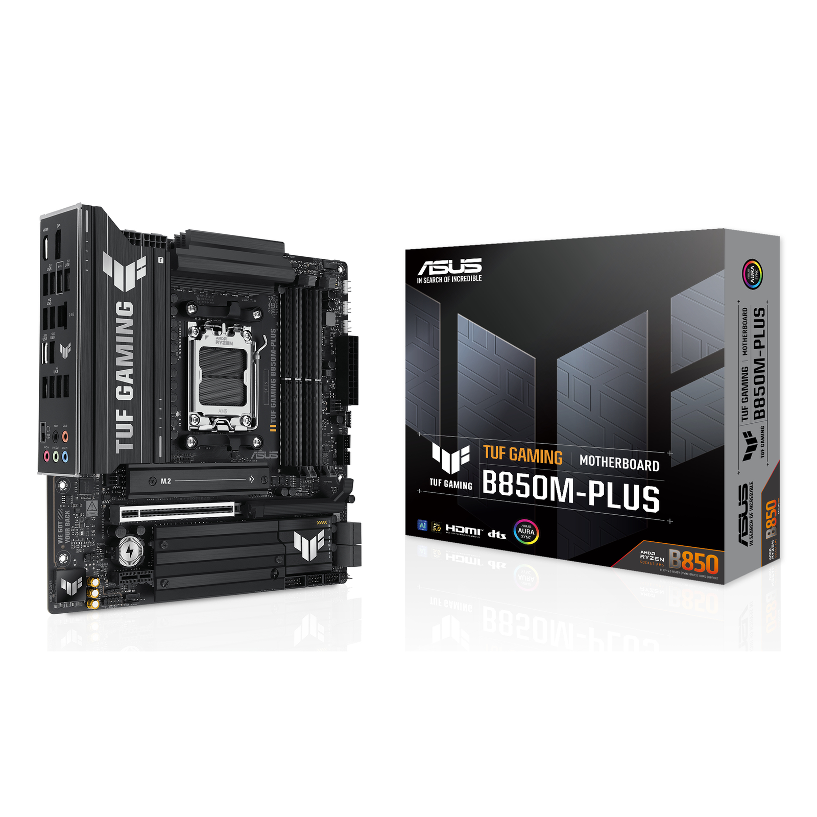 ASUS TUF GAMING B850M-PLUS Motherboard Micro ATX Socket AM5 AMD B850