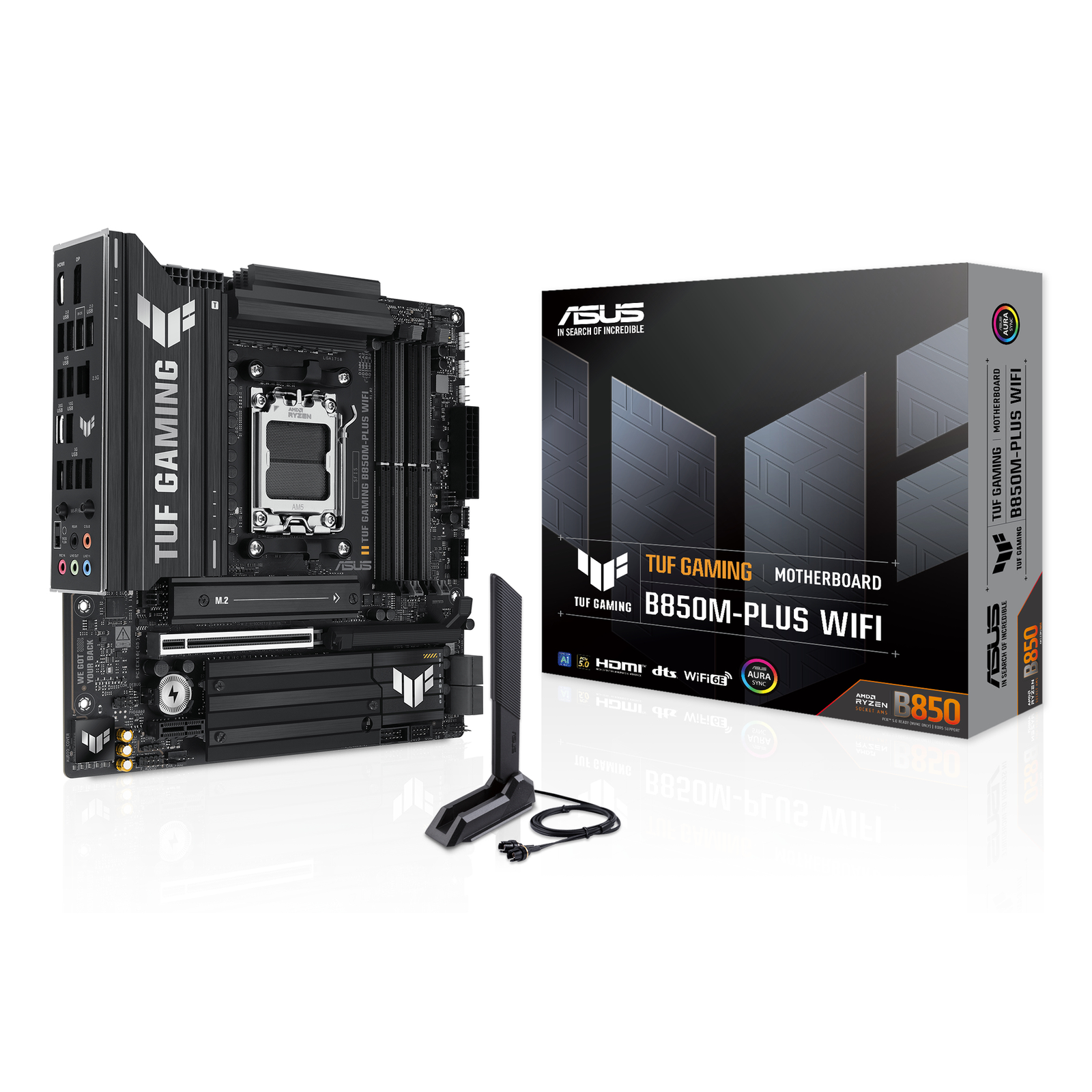 ASUS MB AMD AM5 TUF GAMING B850M-PLUS WIFI