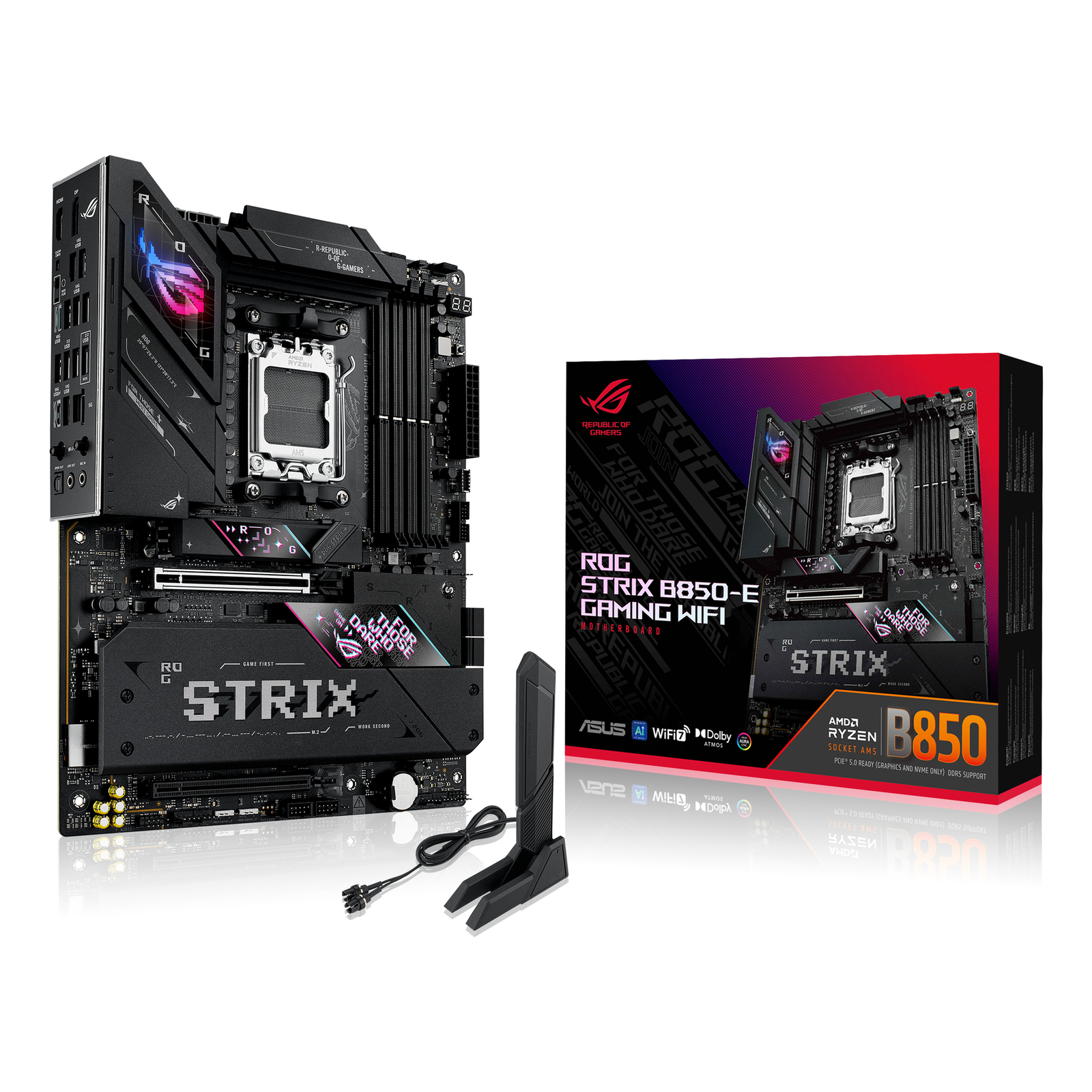 ASUS MB AMD AM5 ROG STRIX B850-E GAMING WIFI