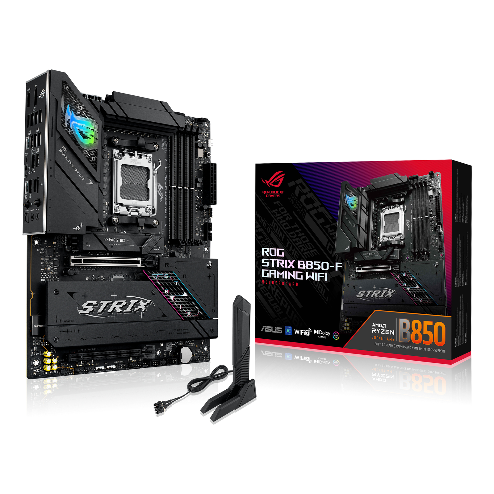 ASUS MB AMD AM5 ROG STRIX B850-F GAMING WIFI