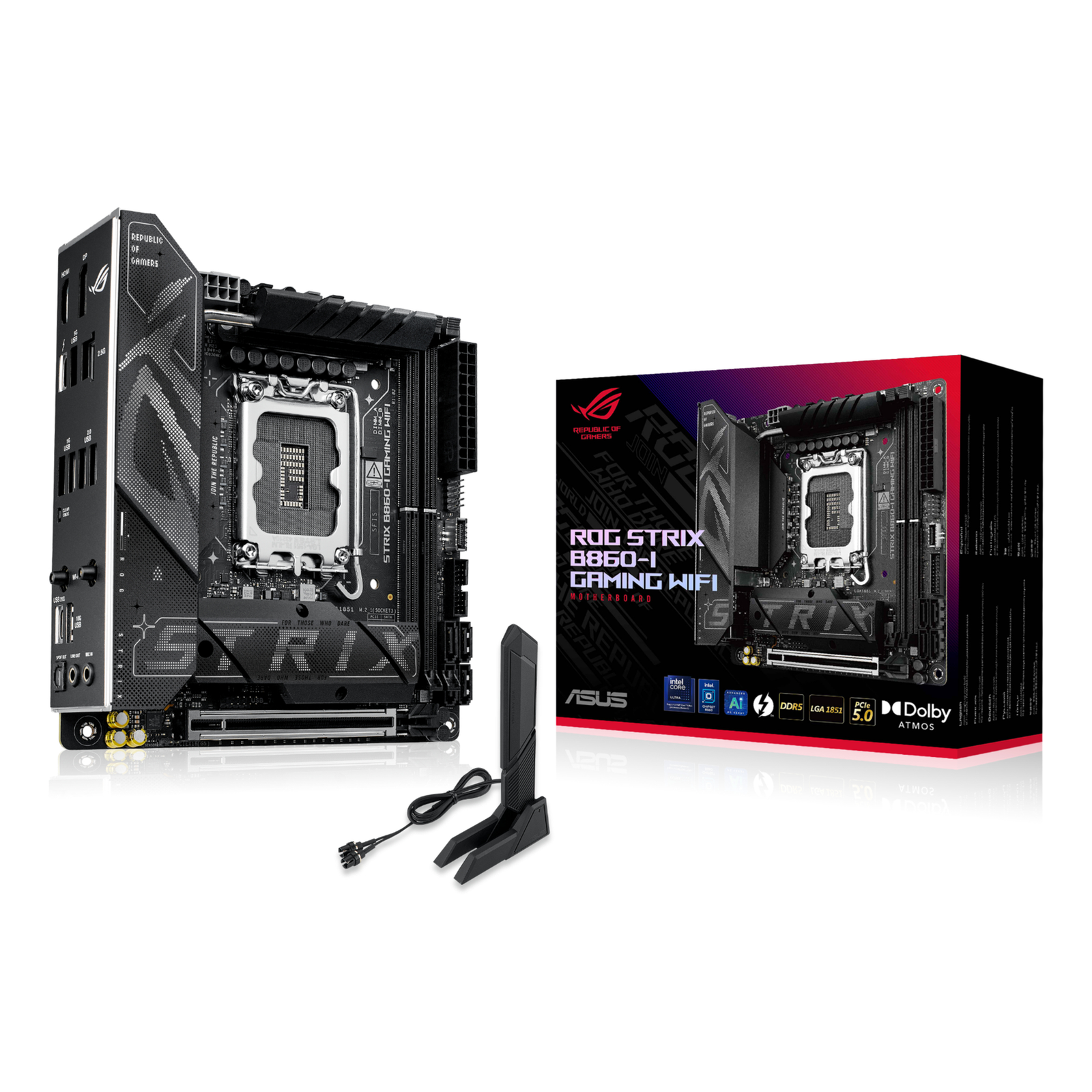 ASUS MB Intel 1851 ROG STRIX B860-I GAMING WIFI