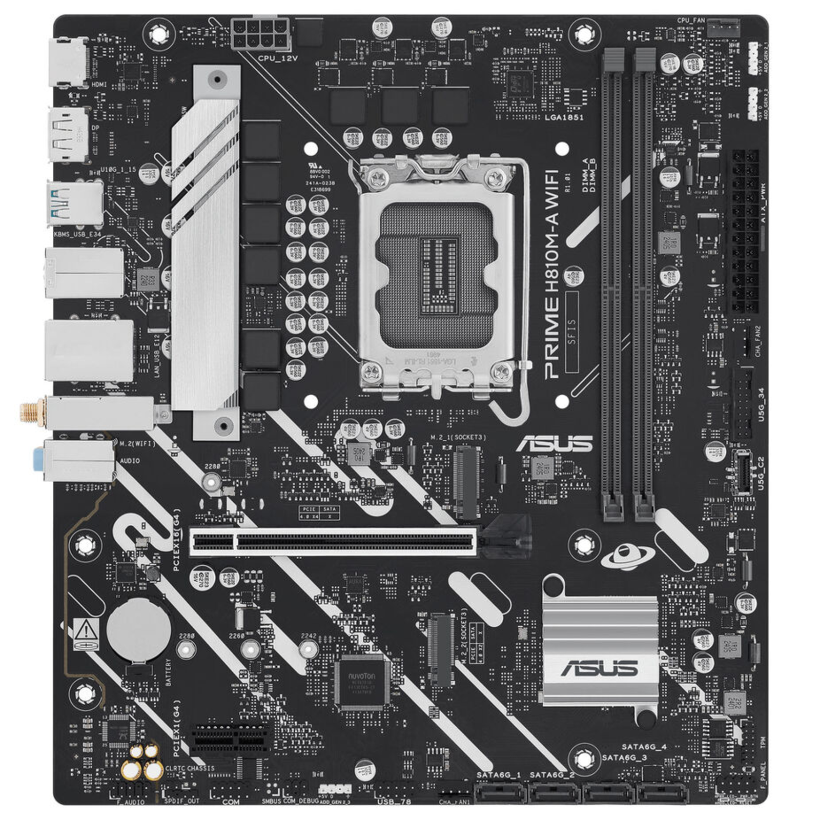 ASUS MB Intel 1851 PRIME H810M-A WIFI