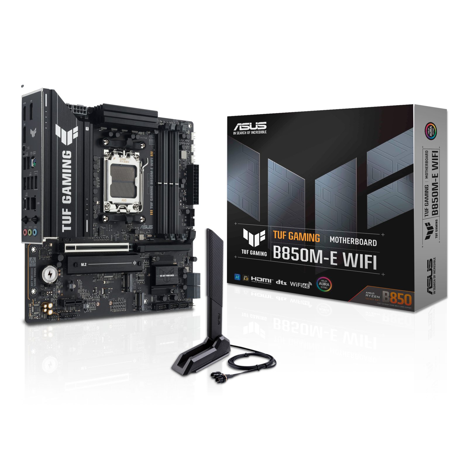 Asus TUF B850M-E Motherboard Socket PC AMD AM5 Form Factor Details Micro-ATX Chipset B850