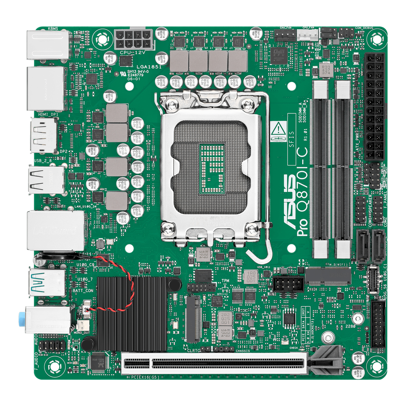 ASUS MB PRO Q870I-C-CSM (AMD AM5 DDR5 MATX)