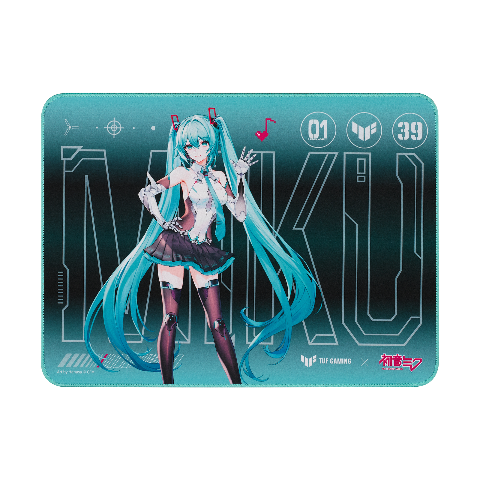 ASUS TUF Gaming P1 Gaming Mouse Pad Hatsune Miku Edition
