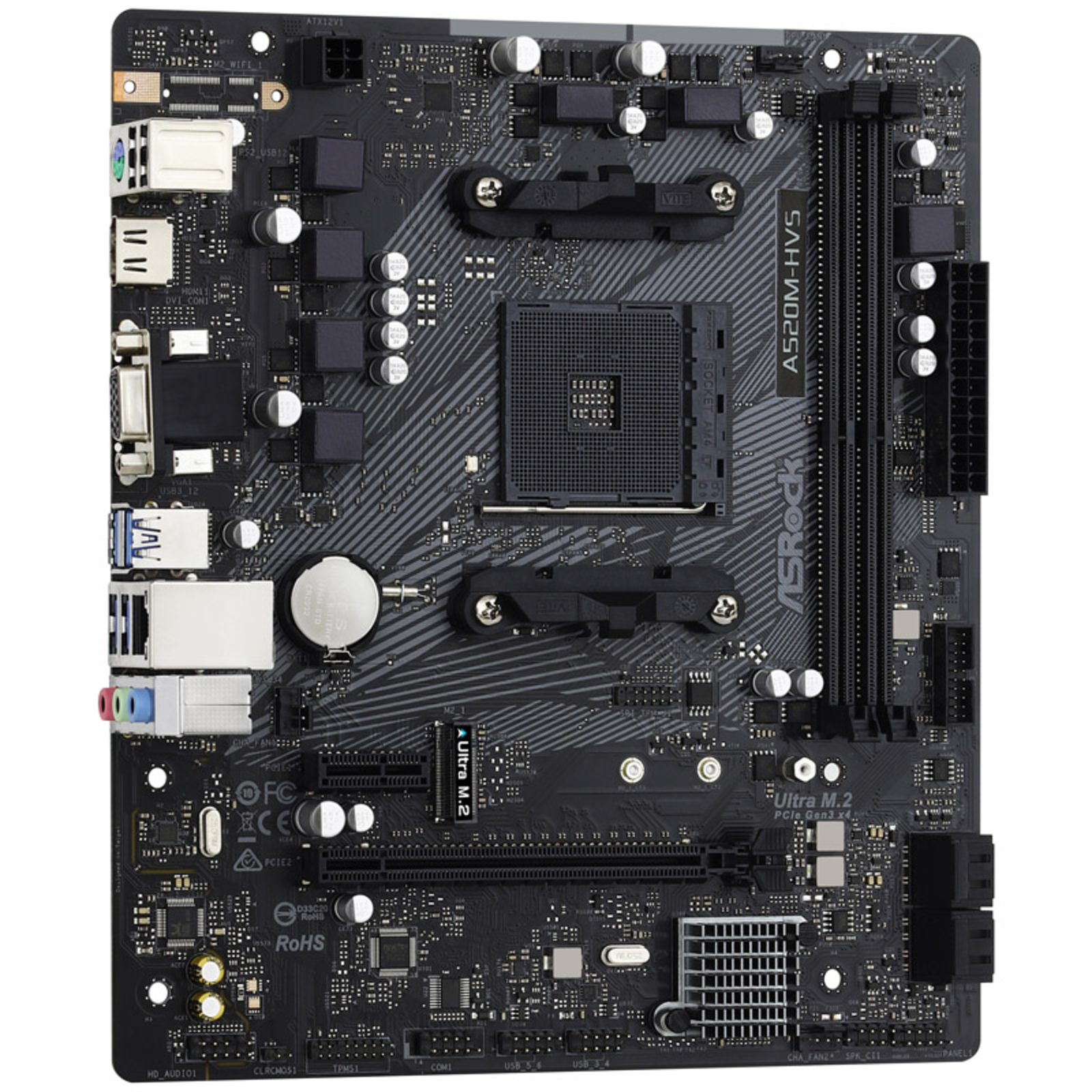 ASRock A520M-HVS Micro-ATX AM4 A520