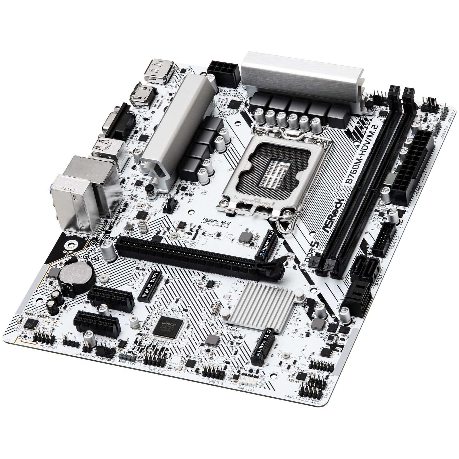 ASRock B760M-H M.2 Micro-ATX LGA1700 B760