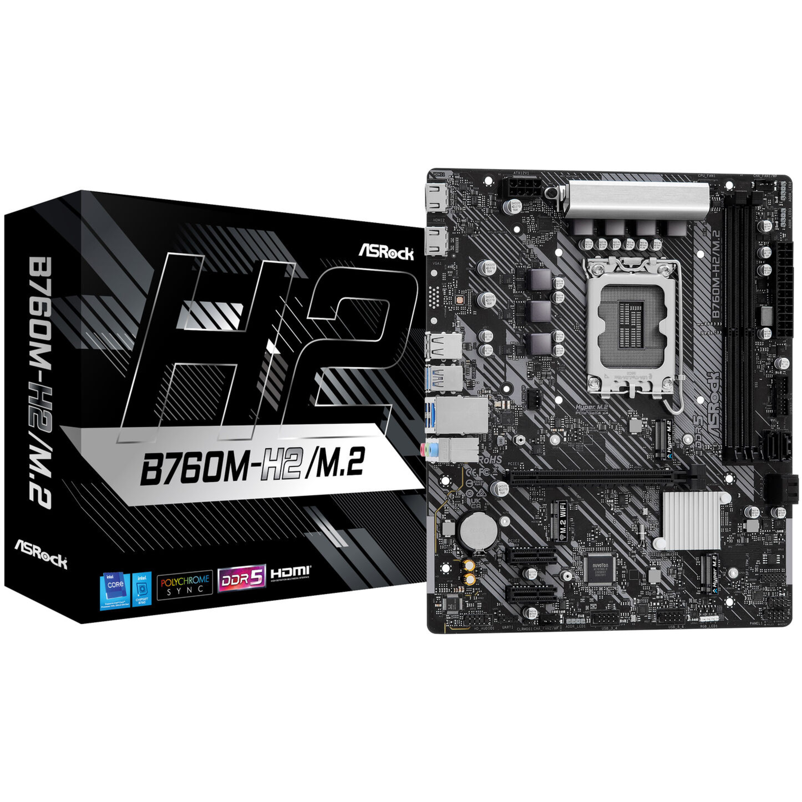 ASRock B760M-H2/M.2 1700 MATX 2xHDMI DDR5