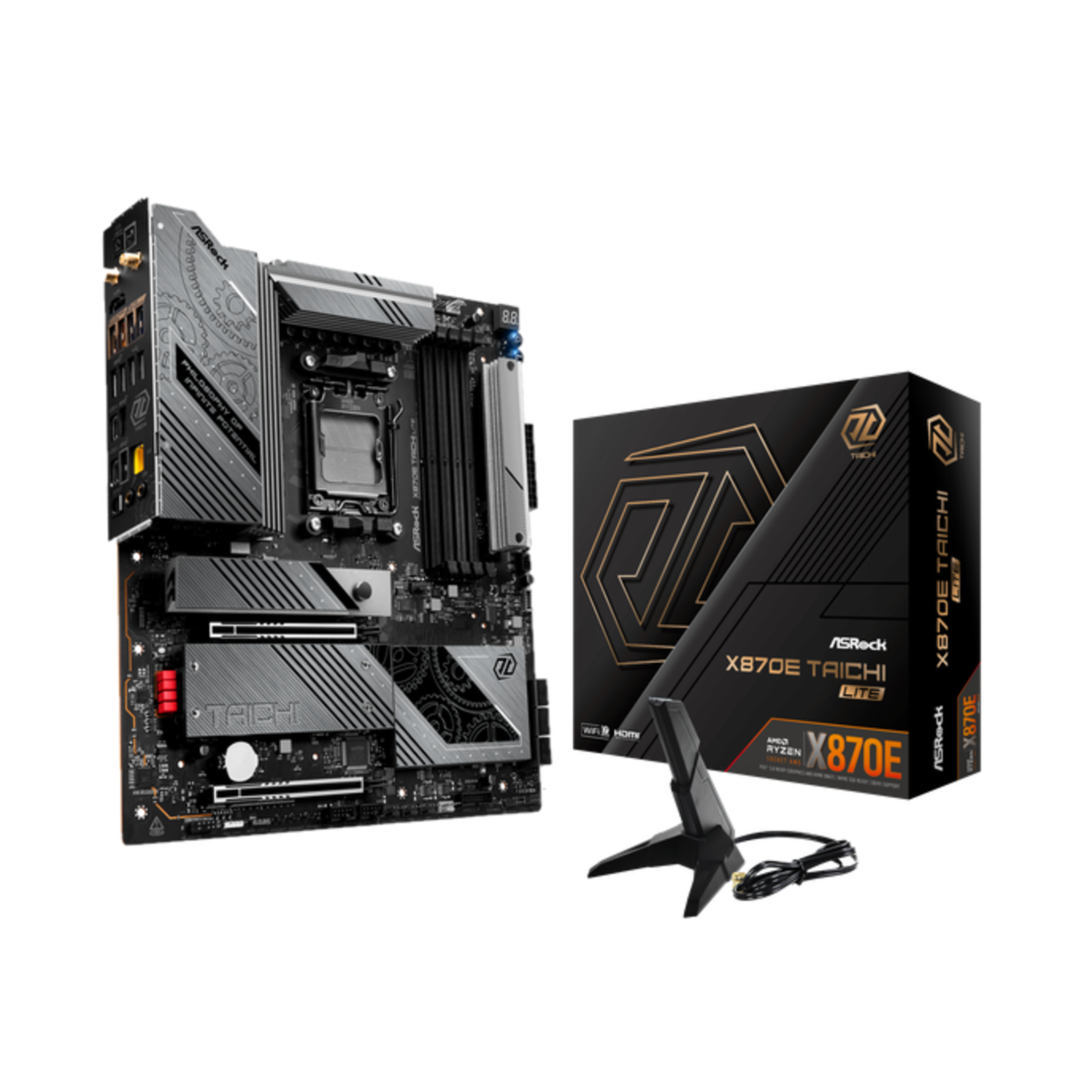 ASRock X870E Taichi Lite WiFi Motherboard EATX AM5 Socket DDR5
