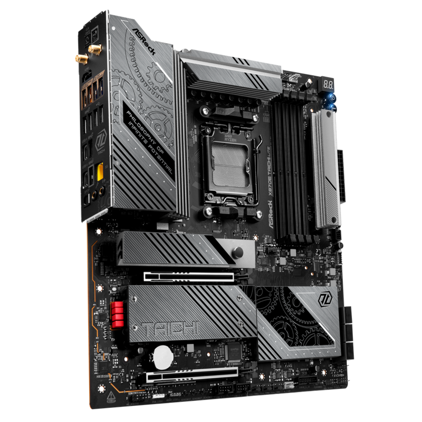 ASRock X870E Taichi Lite WiFi Motherboard EATX AM5 Socket DDR5