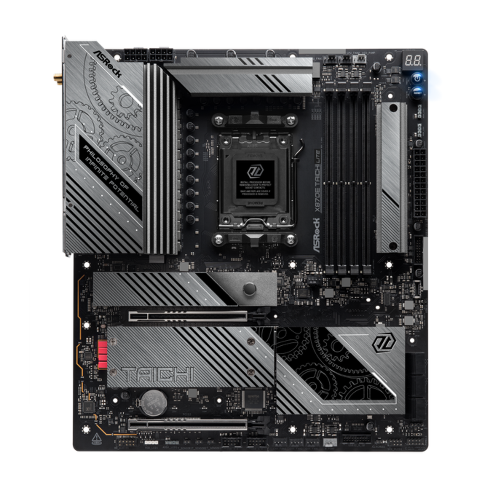 ASRock X870E Taichi Lite WiFi Motherboard EATX AM5 Socket DDR5