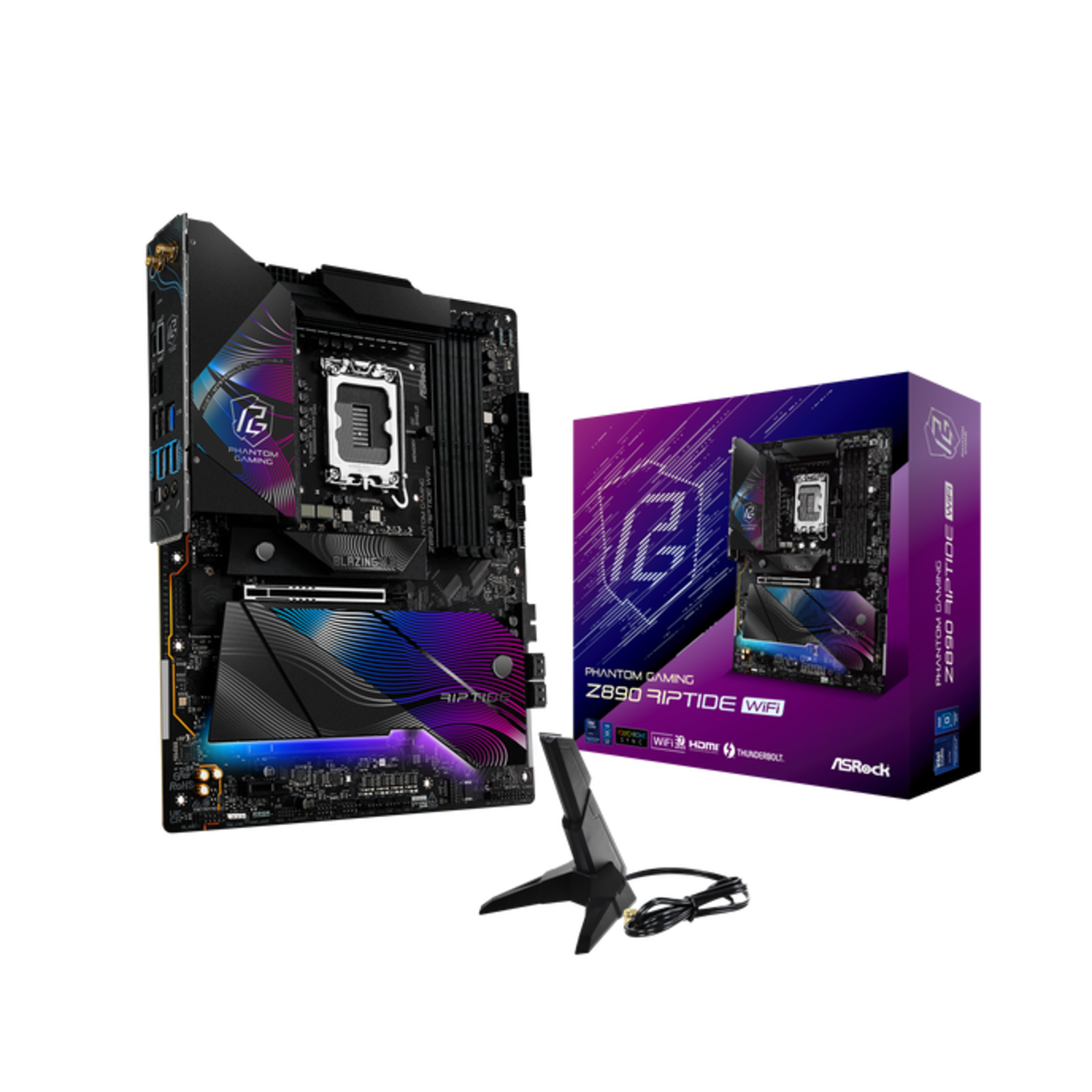 ASRock Z890 Riptide WIFI Motherboard ATX LGA-1851 Intel Z890