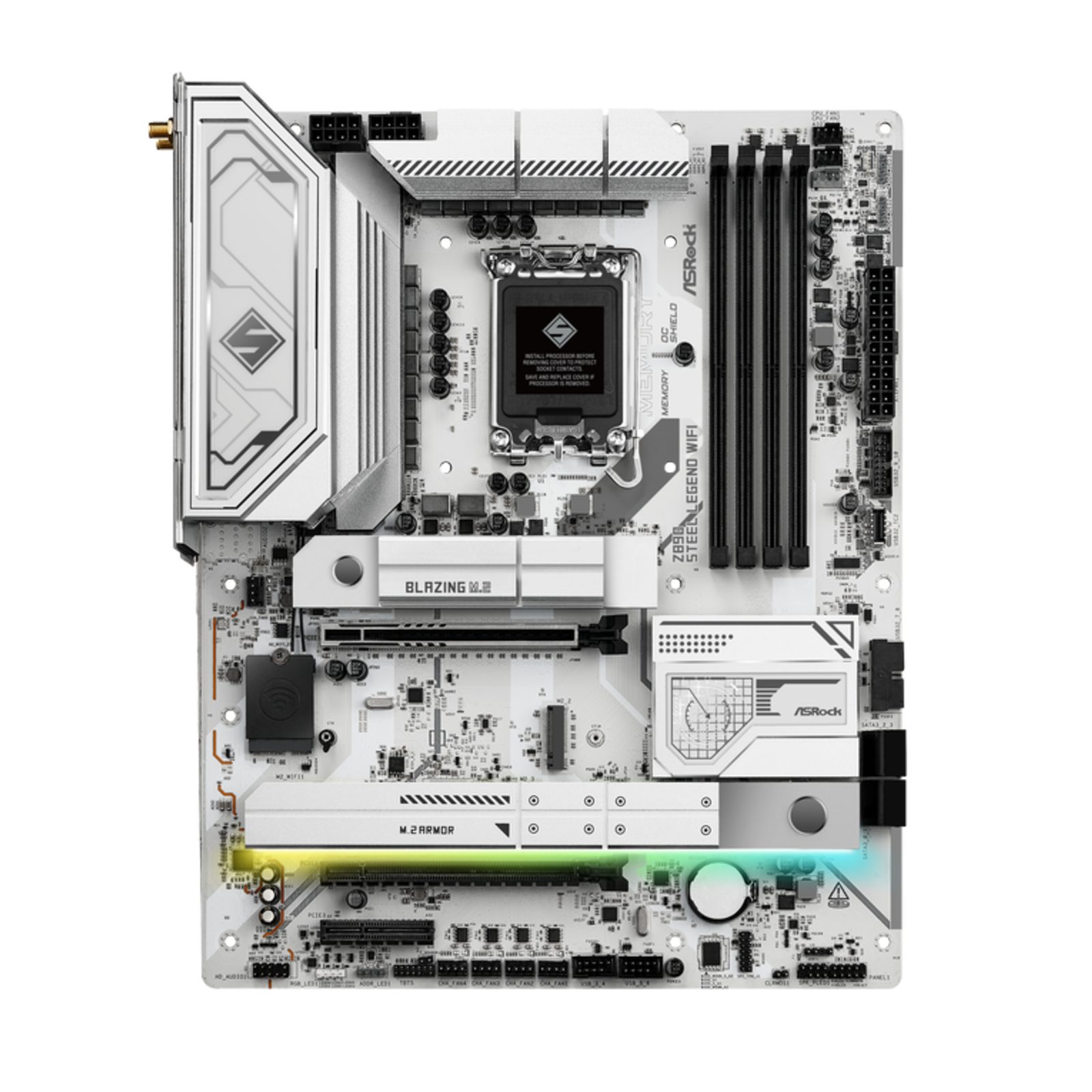ASRock Z890 Steel Legend WIFI Motherboard ATX LGA-1851 Intel Z890