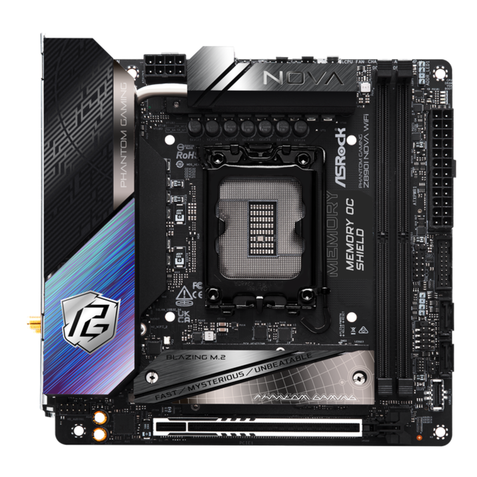 ASRock Phantom Gaming Z890I NOVA WIFI Motherboard Mini-ATX LGA1851 Socket Z890