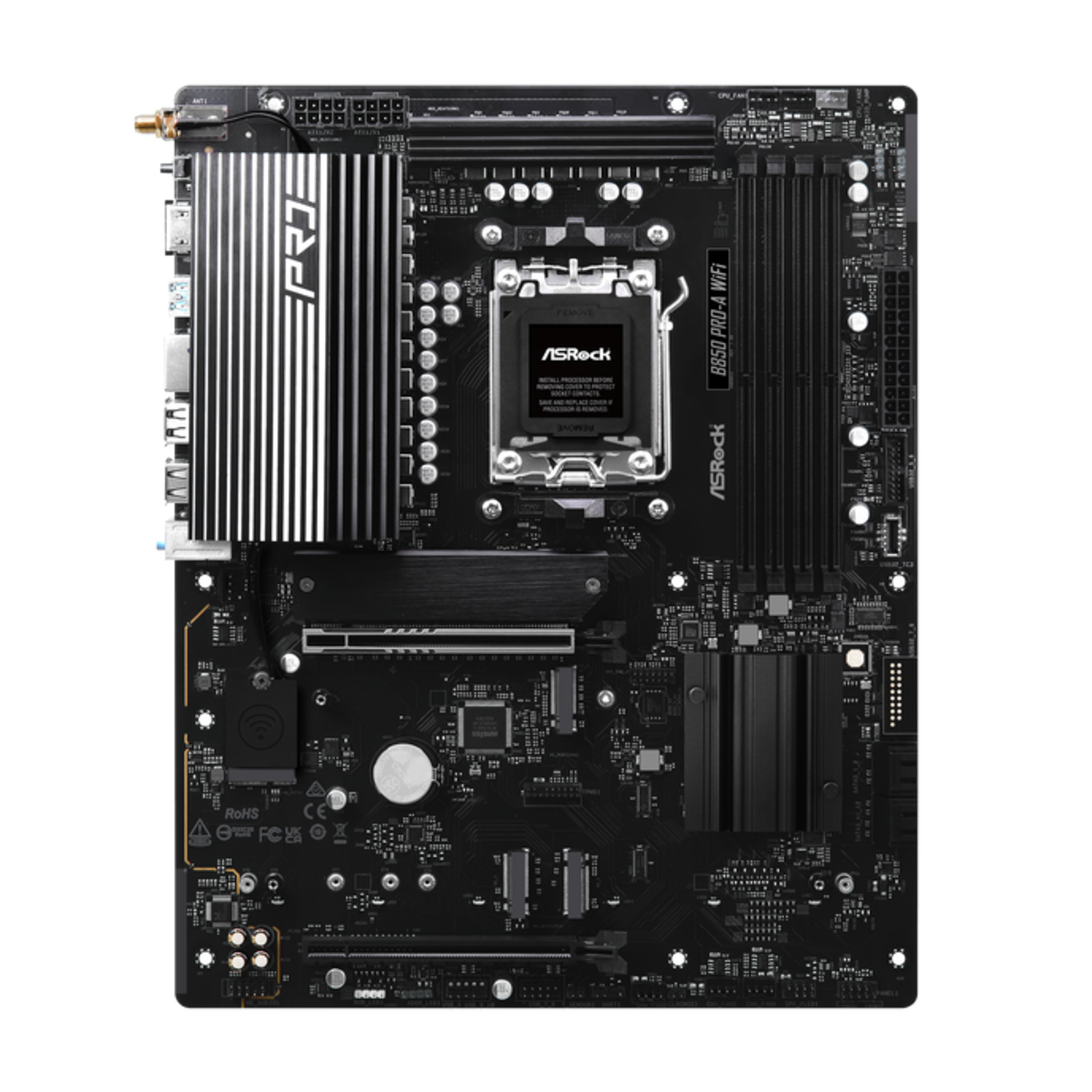 ASRock B850 Pro-A WiFi DDR5 AM5 Retail AMD Socket AM5 (Ryzen Zen4)