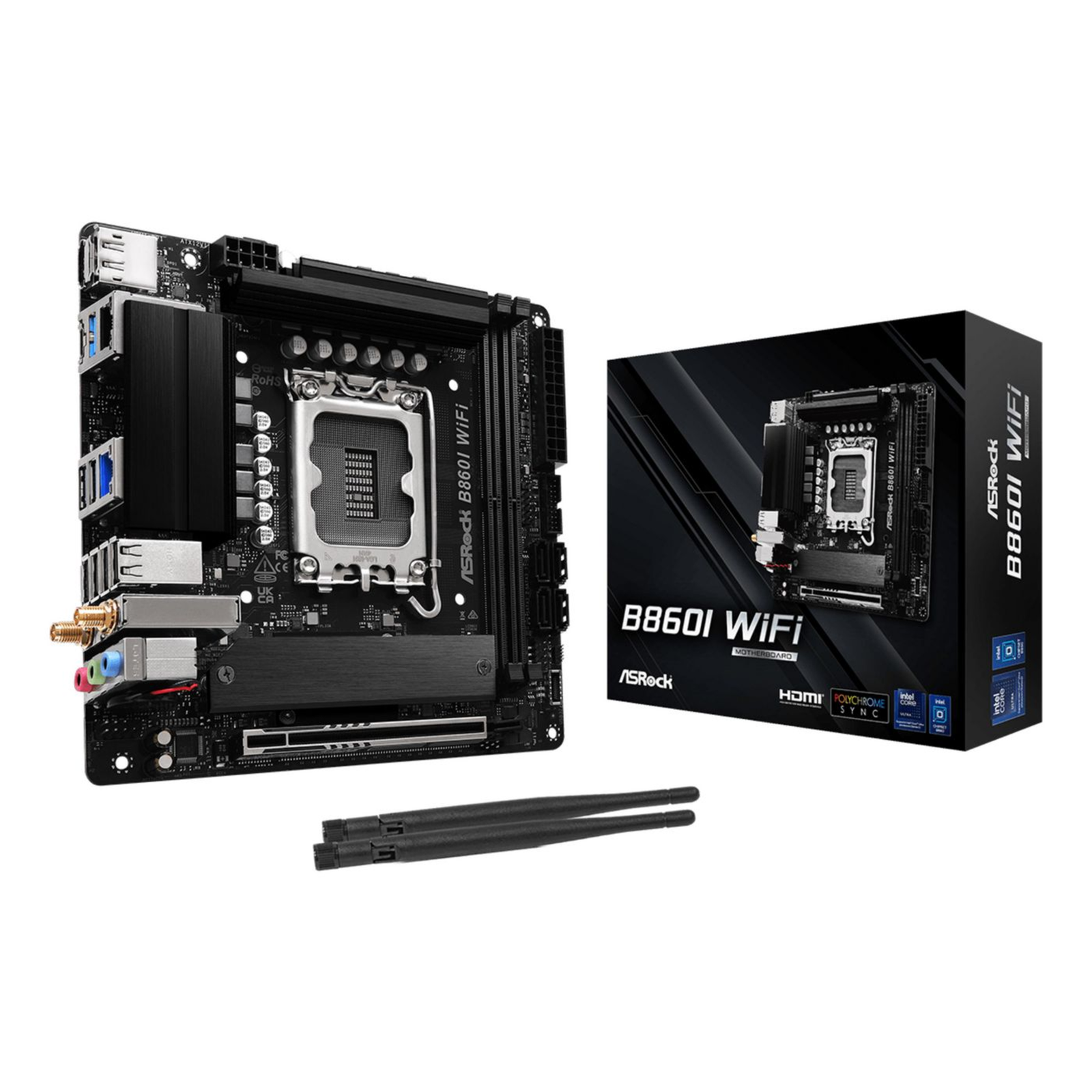 ASRock B860I WiFi DDR5 Intel S1851 Retail (90-MXBQQ0-A0UAYZ)