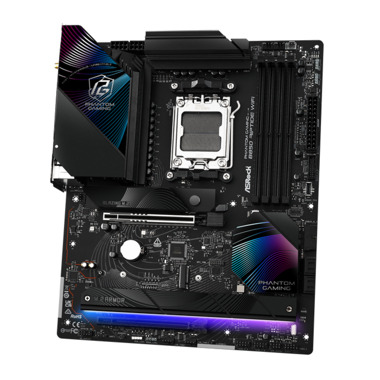 ASRock B850 Riptide WiFi DDR5 AM5 Retail AMD Socket AM5 (Ryzen Zen4)