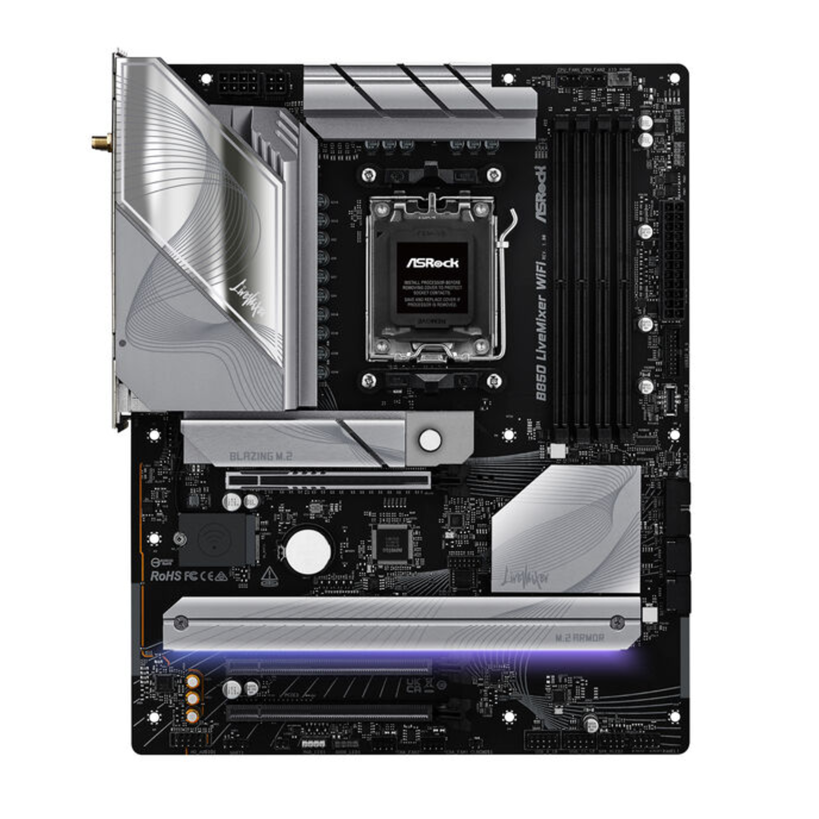 ASRock MB AMD AM5 B850 LiveMixer WiFi