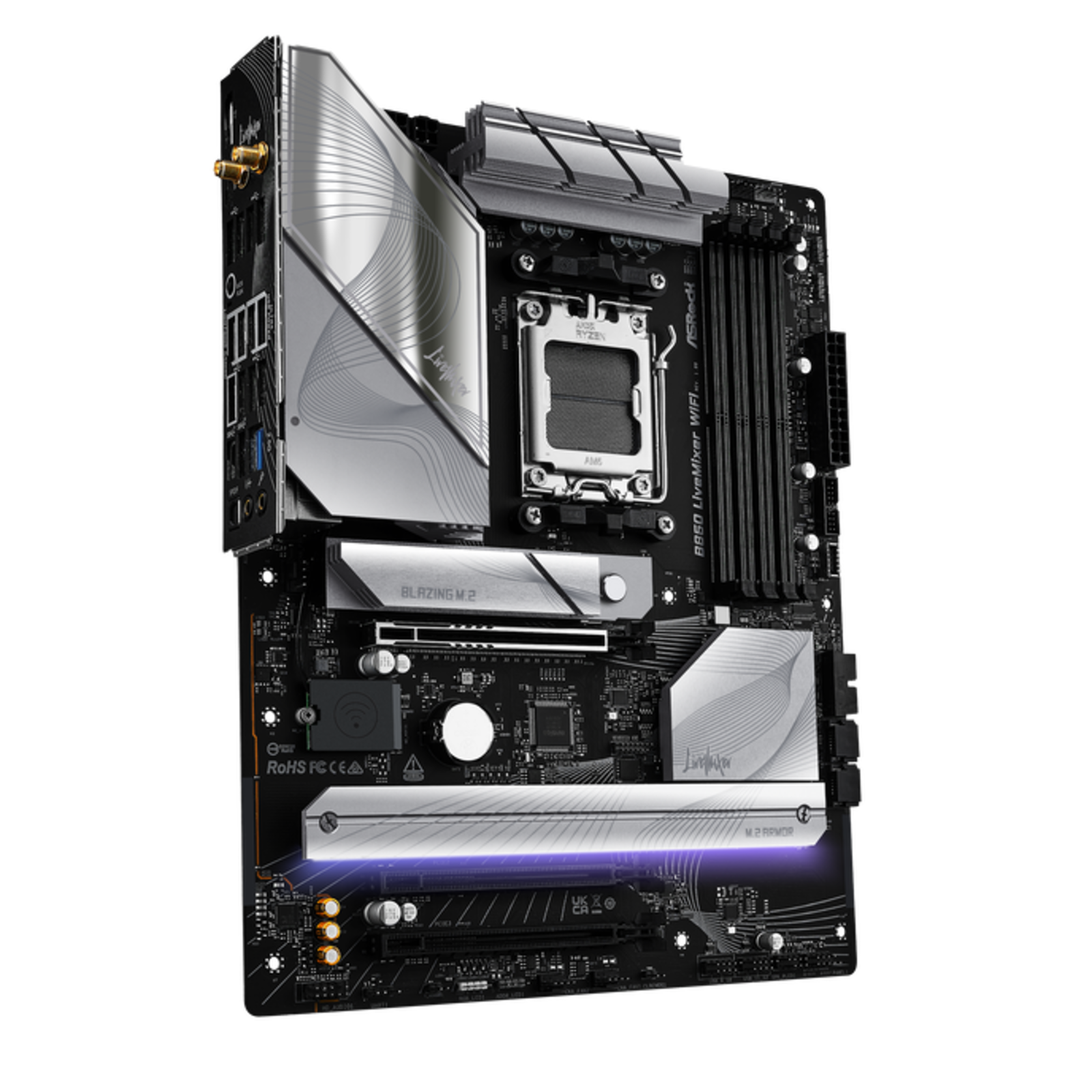 ASRock MB AMD AM5 B850 LiveMixer WiFi