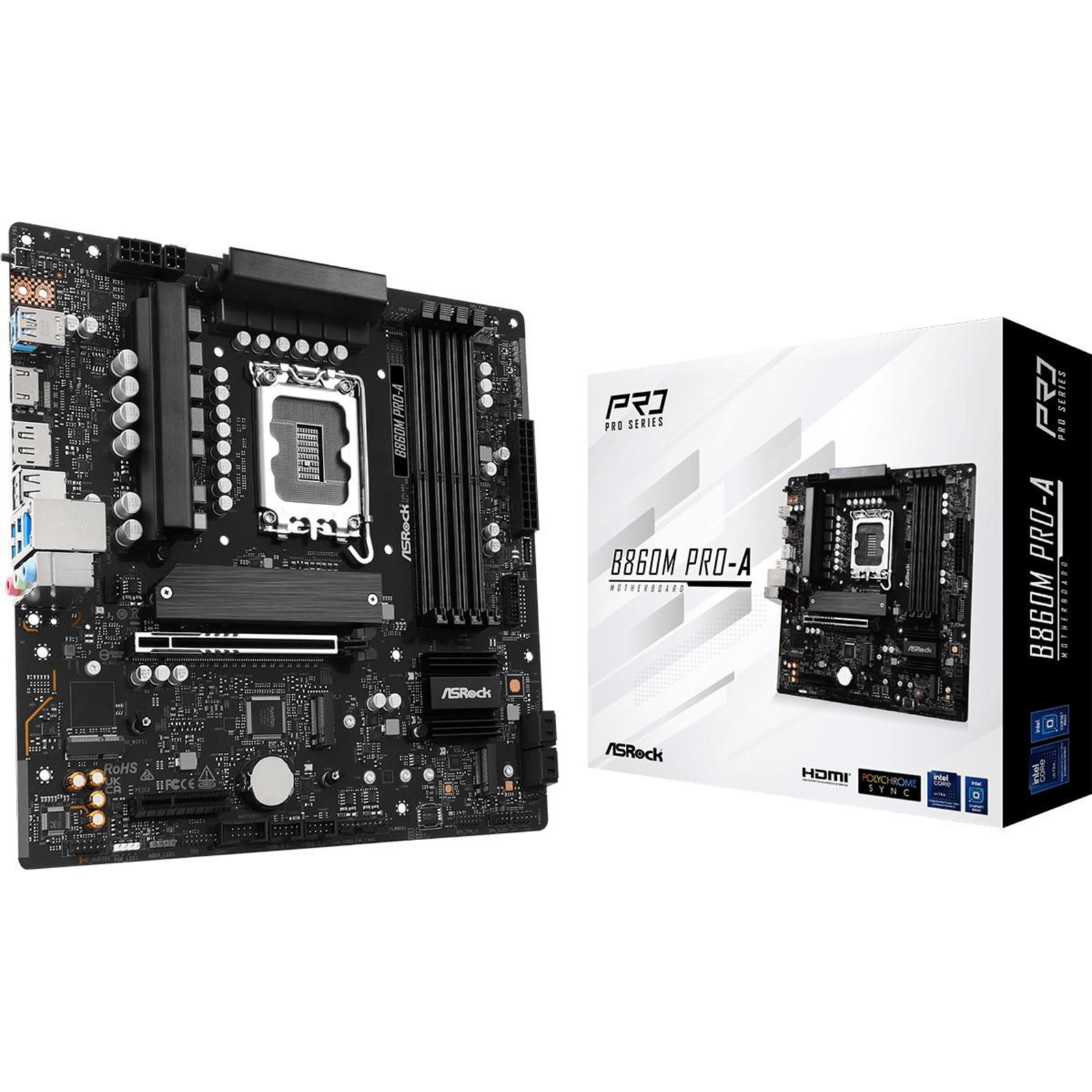 ASROCK B860M PRO-A MOTHERBOARD (INTEL LGA 1851) MICRO ATX