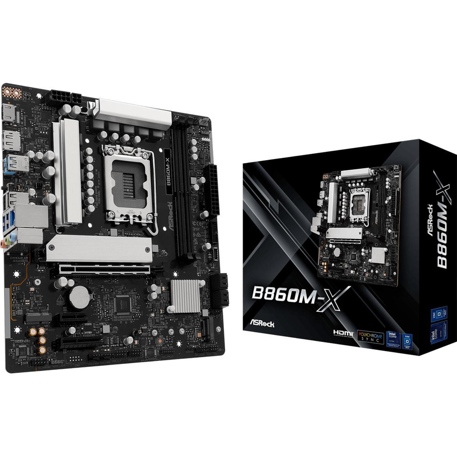 ASROCK B860M-X MOTHERBOARD (INTEL LGA 1851) MICRO ATX