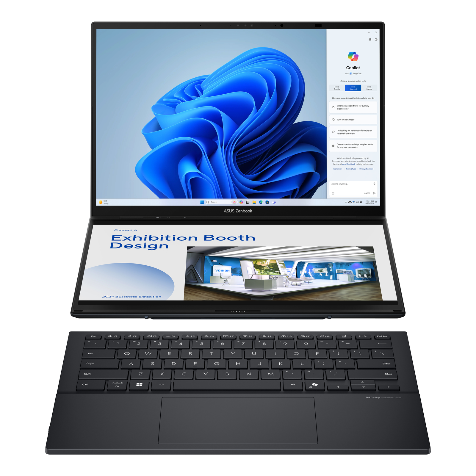 ASUS ZenBook Duo OLED U9-285H 32GB 2TB UX8406CA-PZ068X W11P (90NB14X1-M00800)
