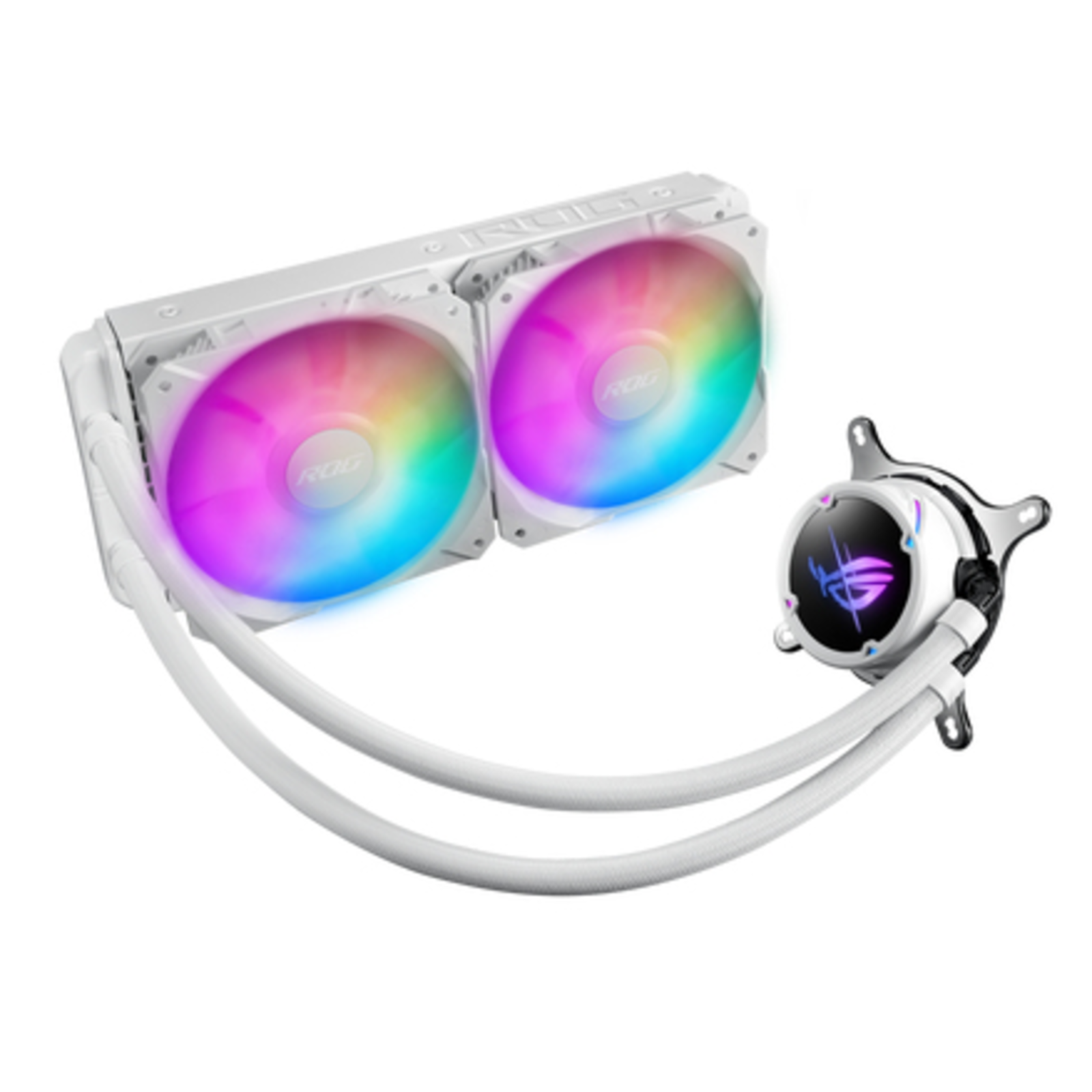 ASUS ROG STRIX LC II 240 ARGB White Edition Processor Liquid Cooling System Cooler 240mm