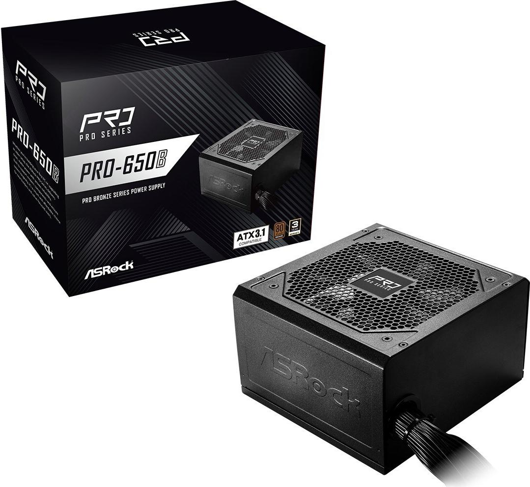 ASRock Pro Series PRO-650B PC Power Supply