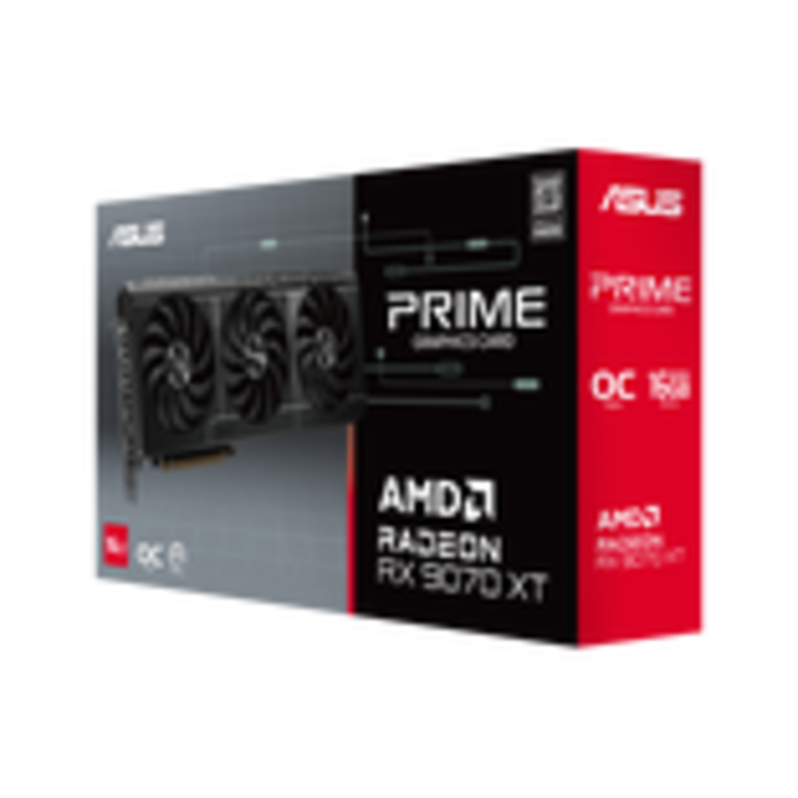 Asus PRIME Radeon RX 9070 XT 16GB Graphics Card 16GB GDDR6 HDMI 3x DP
