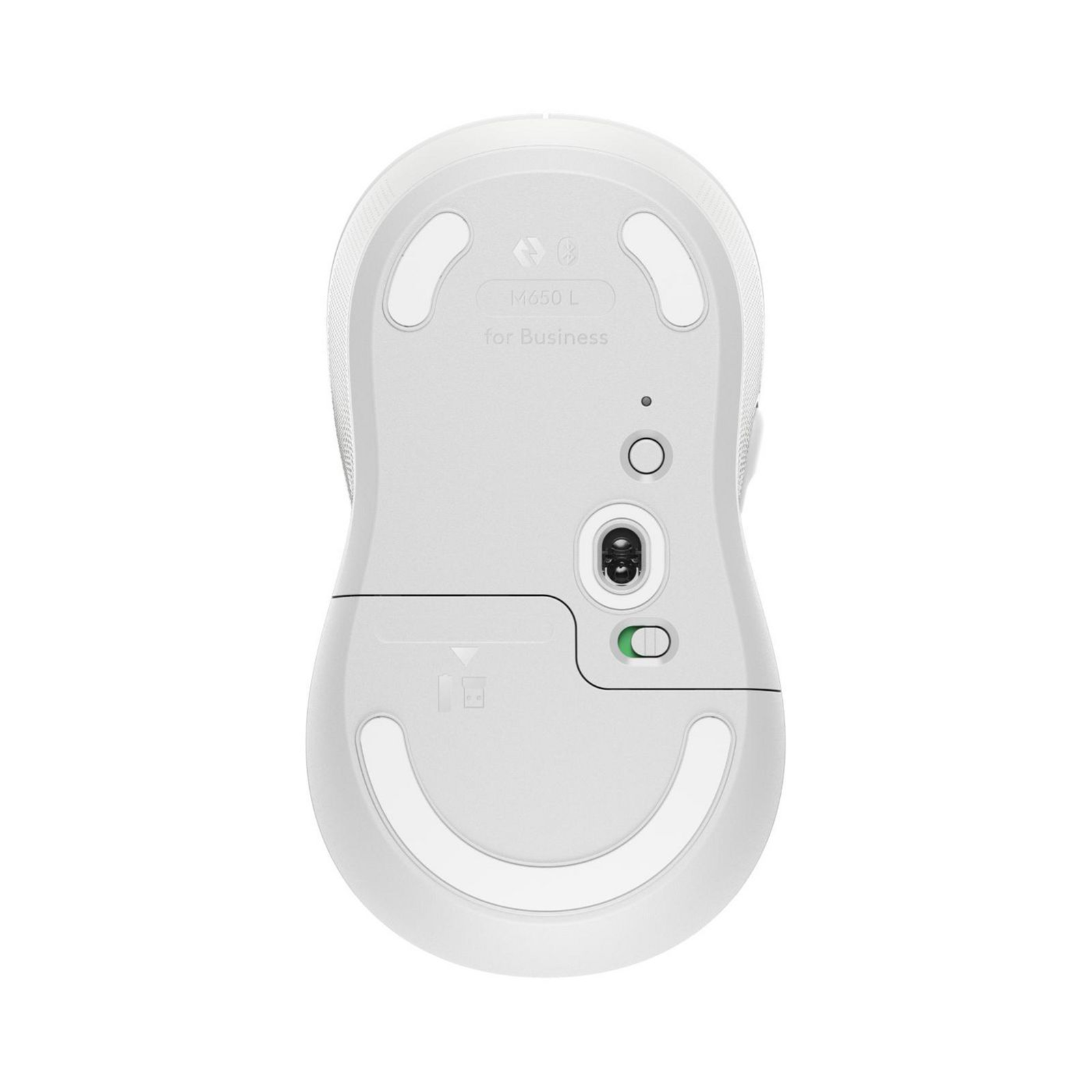 Logitech Mouse Wireless Signature M650 L Logi Bolt White