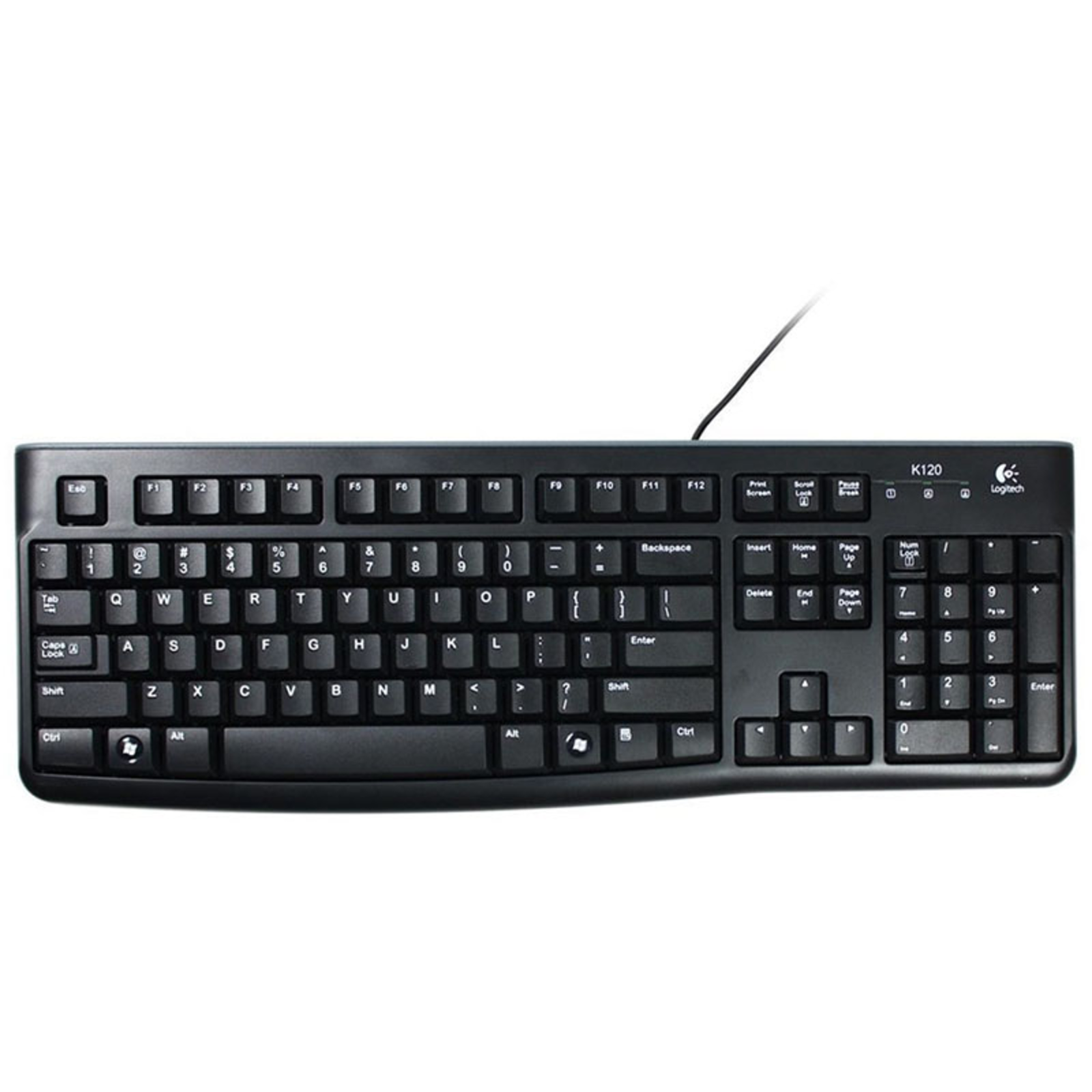 Logitech Keyboard K120 Black DE Layout