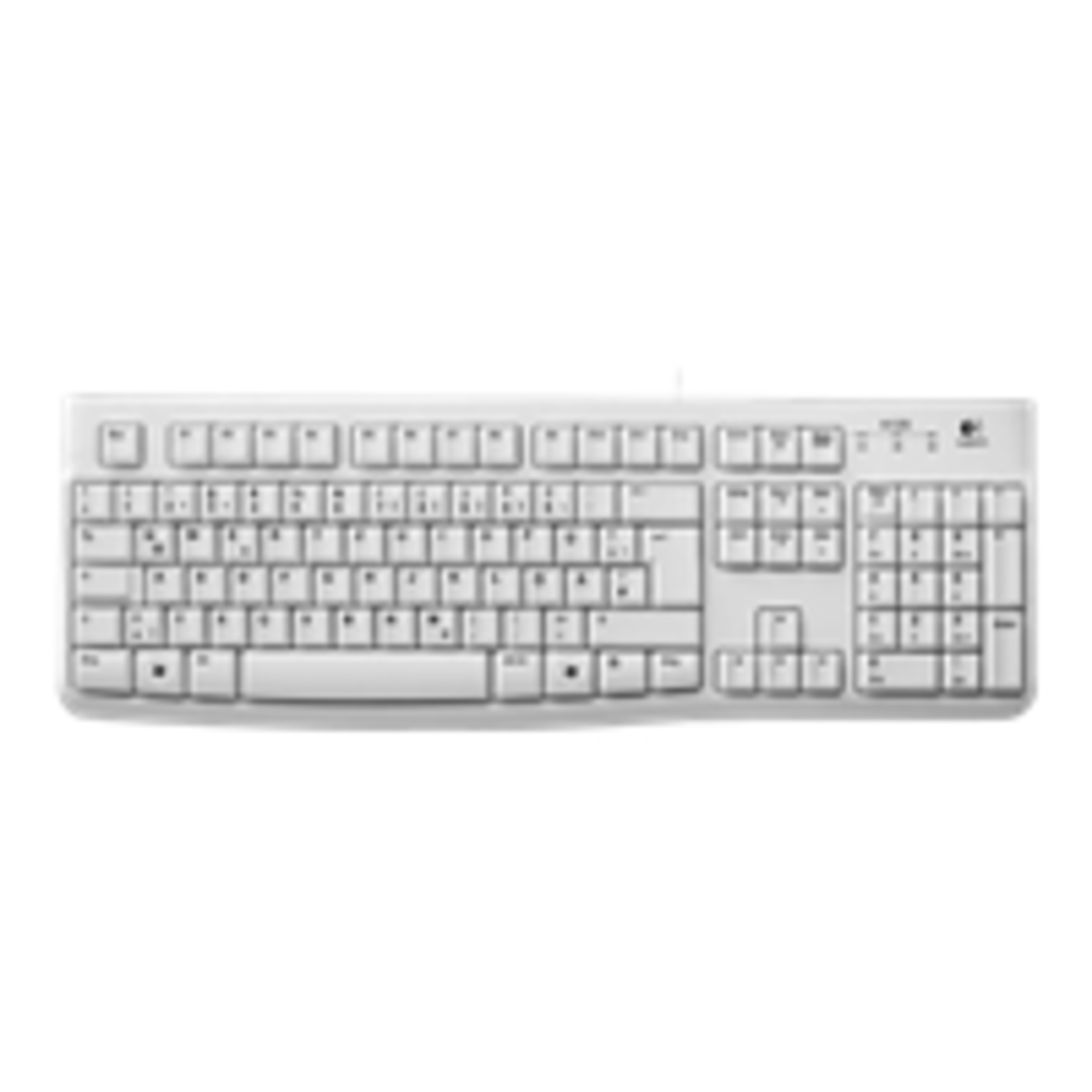 Logitech Keyboard K120 for Business Wired USB QWERTZ White