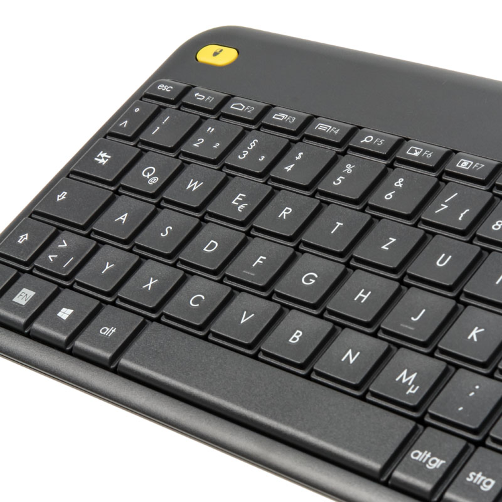 Logitech K400 Plus Wireless Touch Black QWERTZ DE