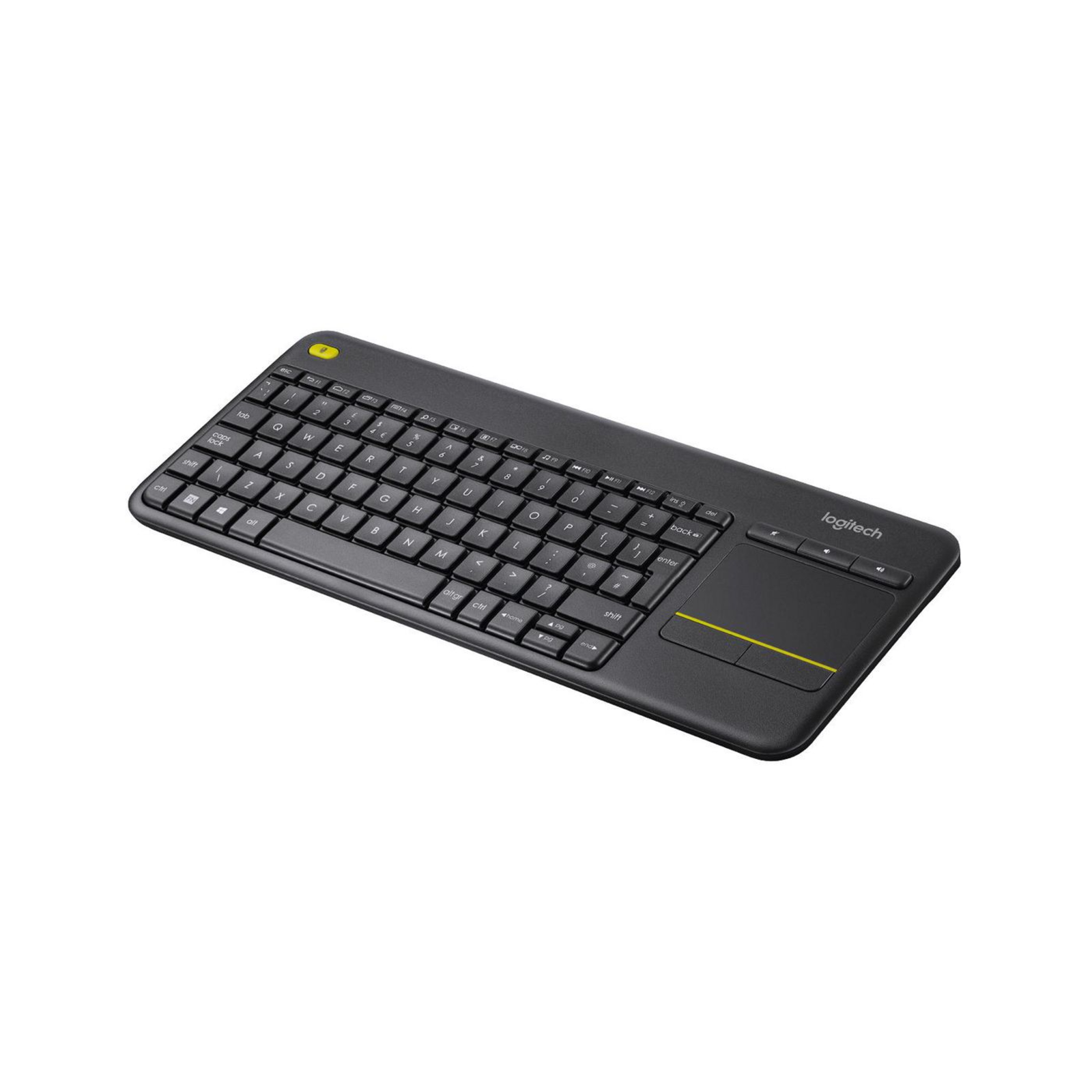 Logitech K400 Plus Tv Mini Wireless RF Wireless QWERTZ Black