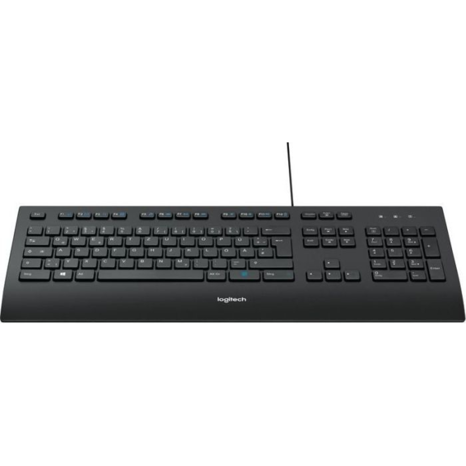 Logitech K280e Keyboard for Business DE Keyboard USB Black QWERTZ DE