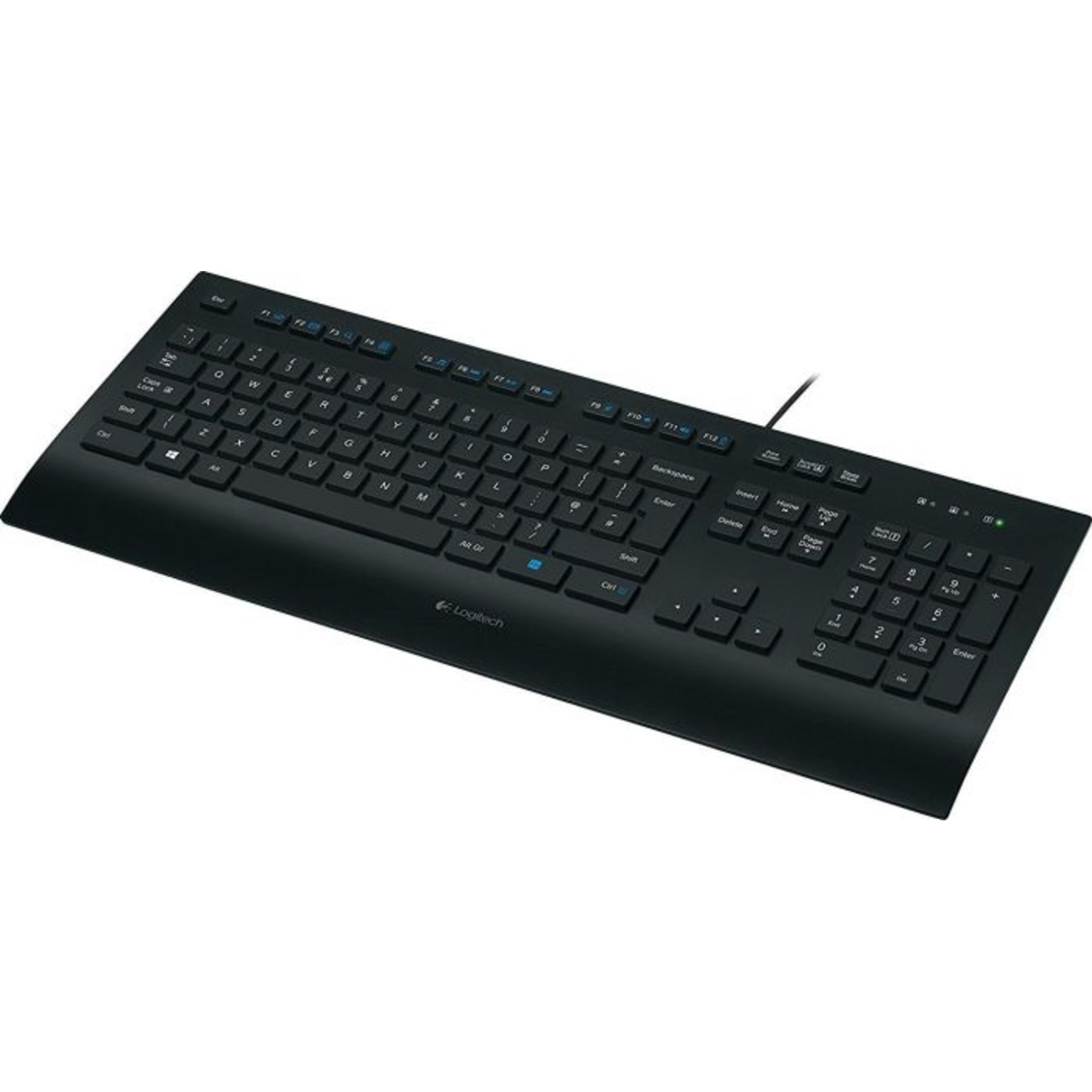 Logitech K280e Keyboard for Business DE Keyboard USB Black QWERTZ DE